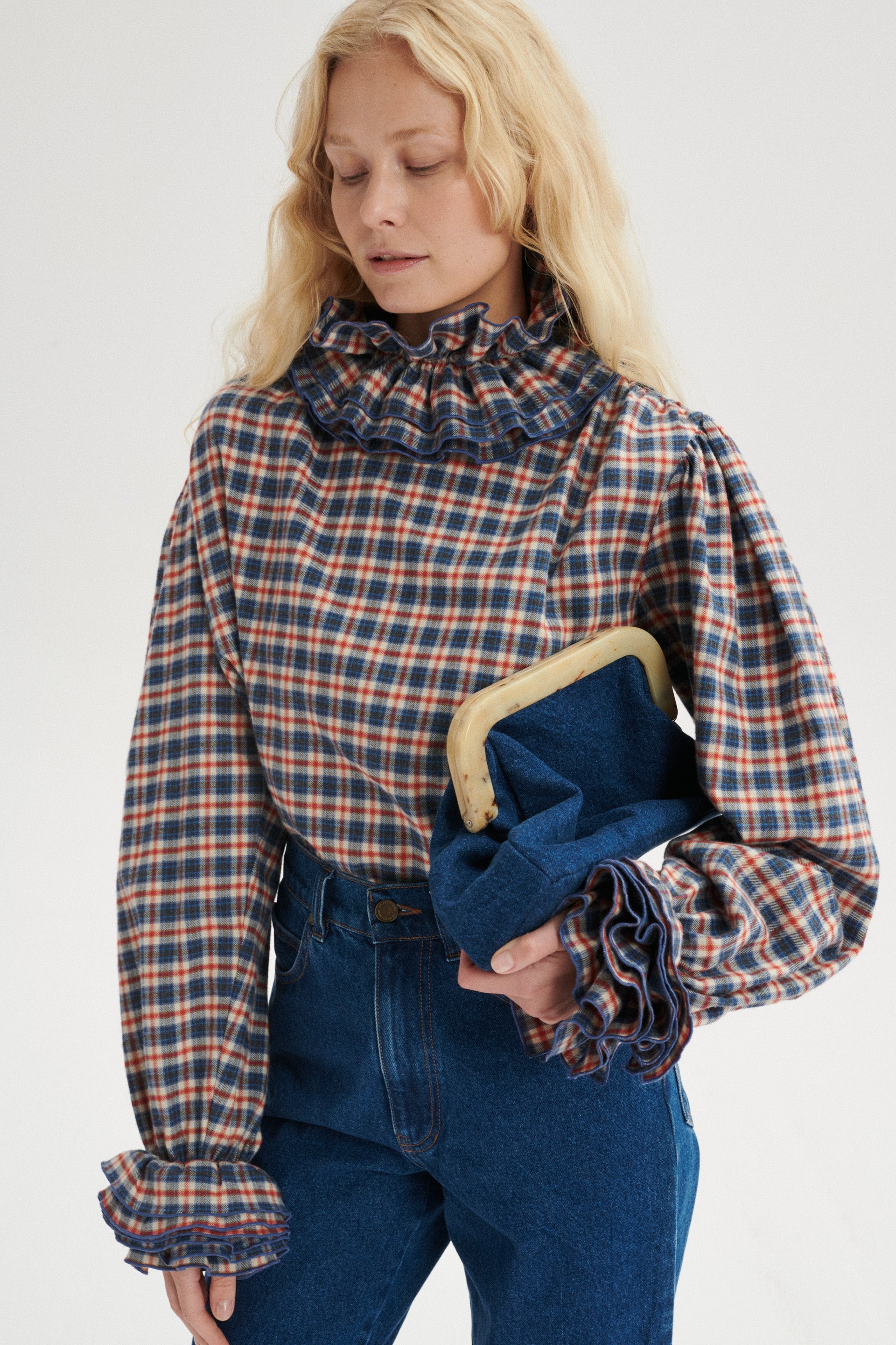 Thomas Denim Clutch