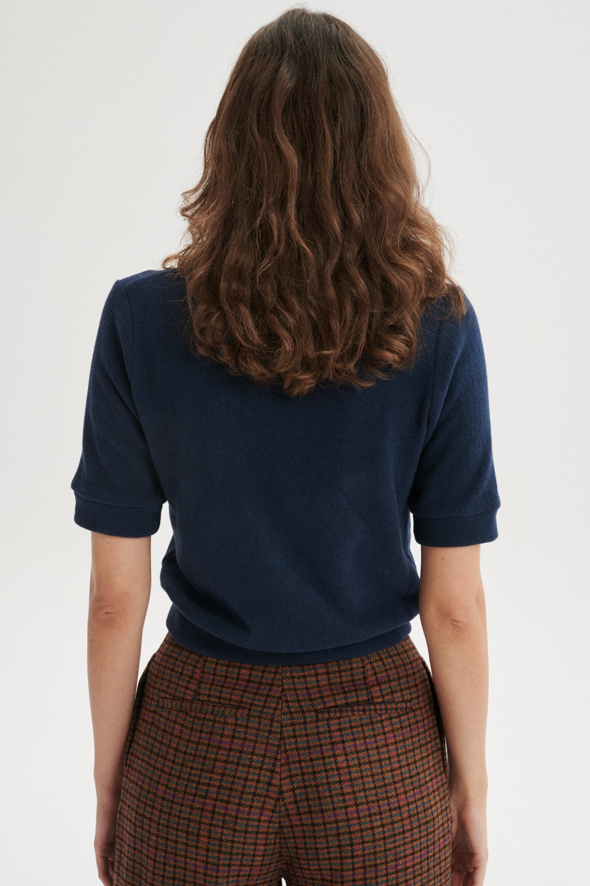 Miki High-Waist Pleaded Wool Trousers