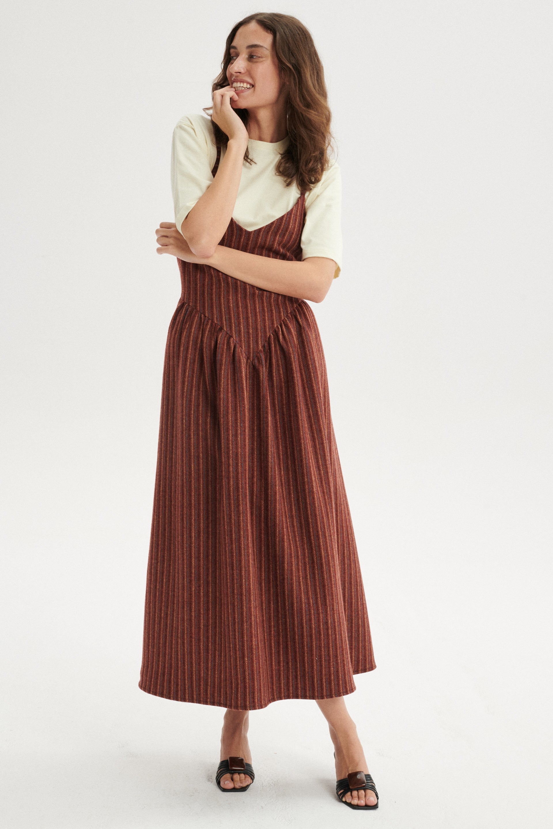 wool pleated dress Grey Wool Blend Pleated Tailored Belted Maxi Shirt Dress