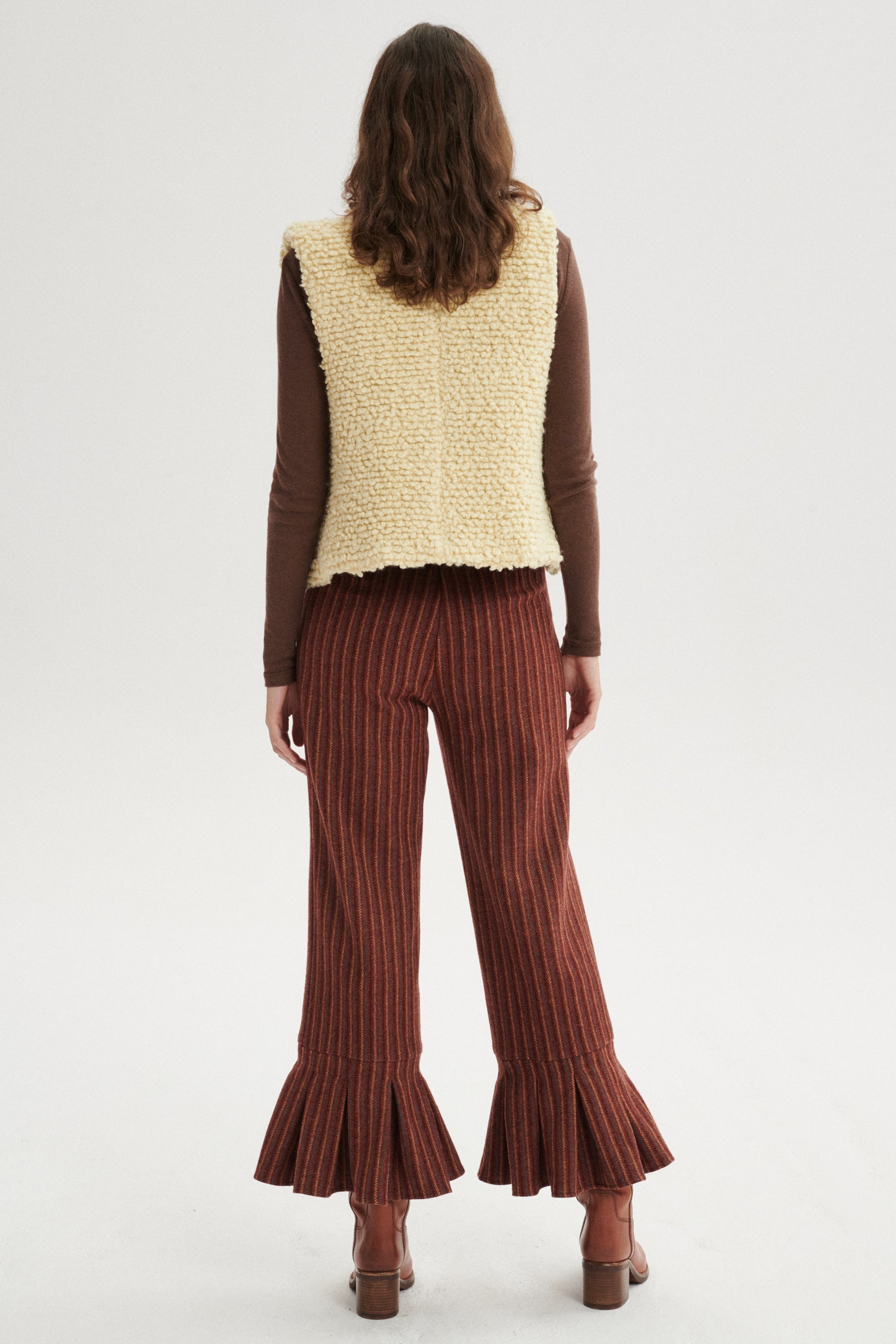 Lucien High-Waist Wool Pants