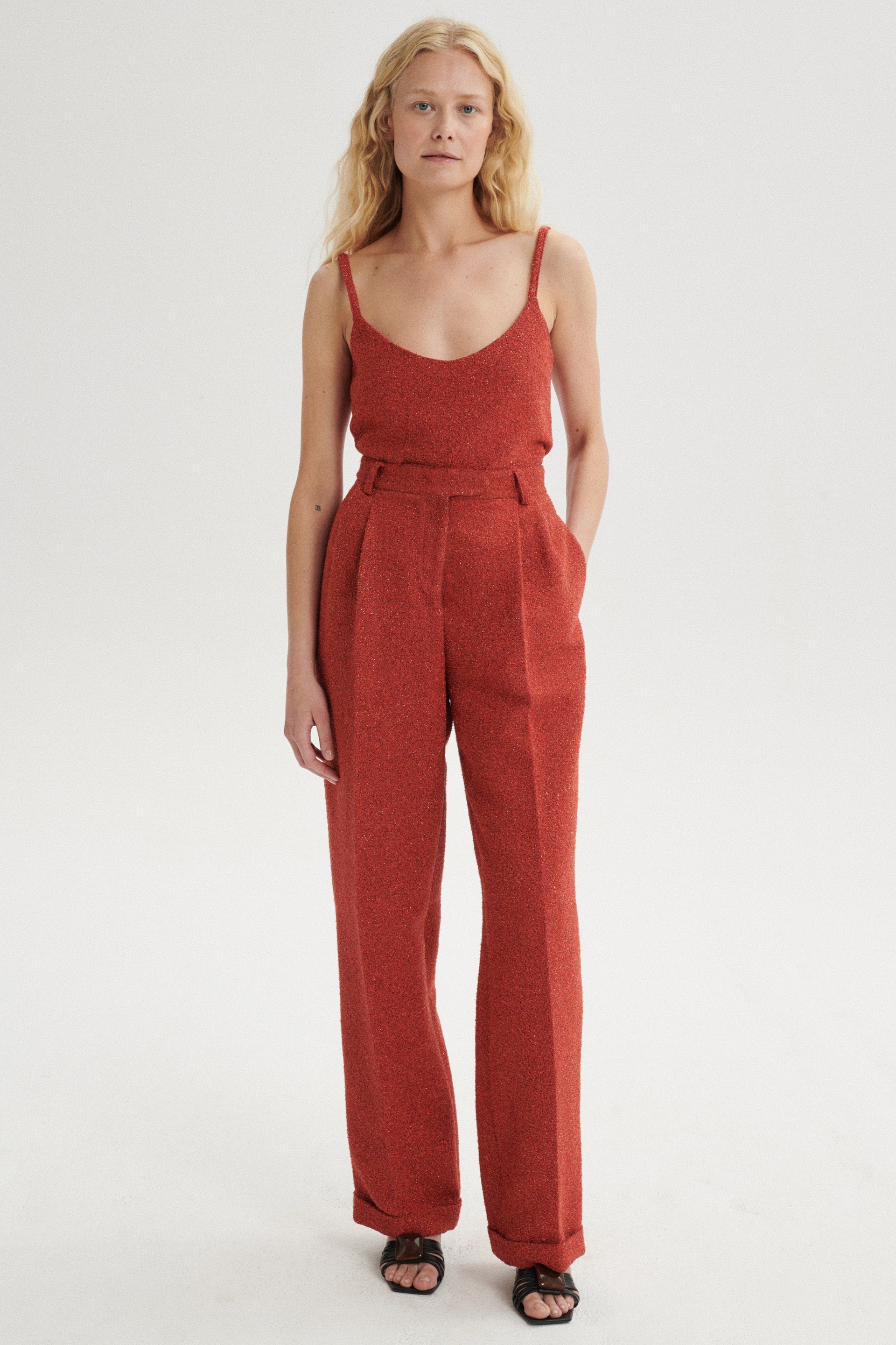 Miki High-Waist Sparkling Trousers