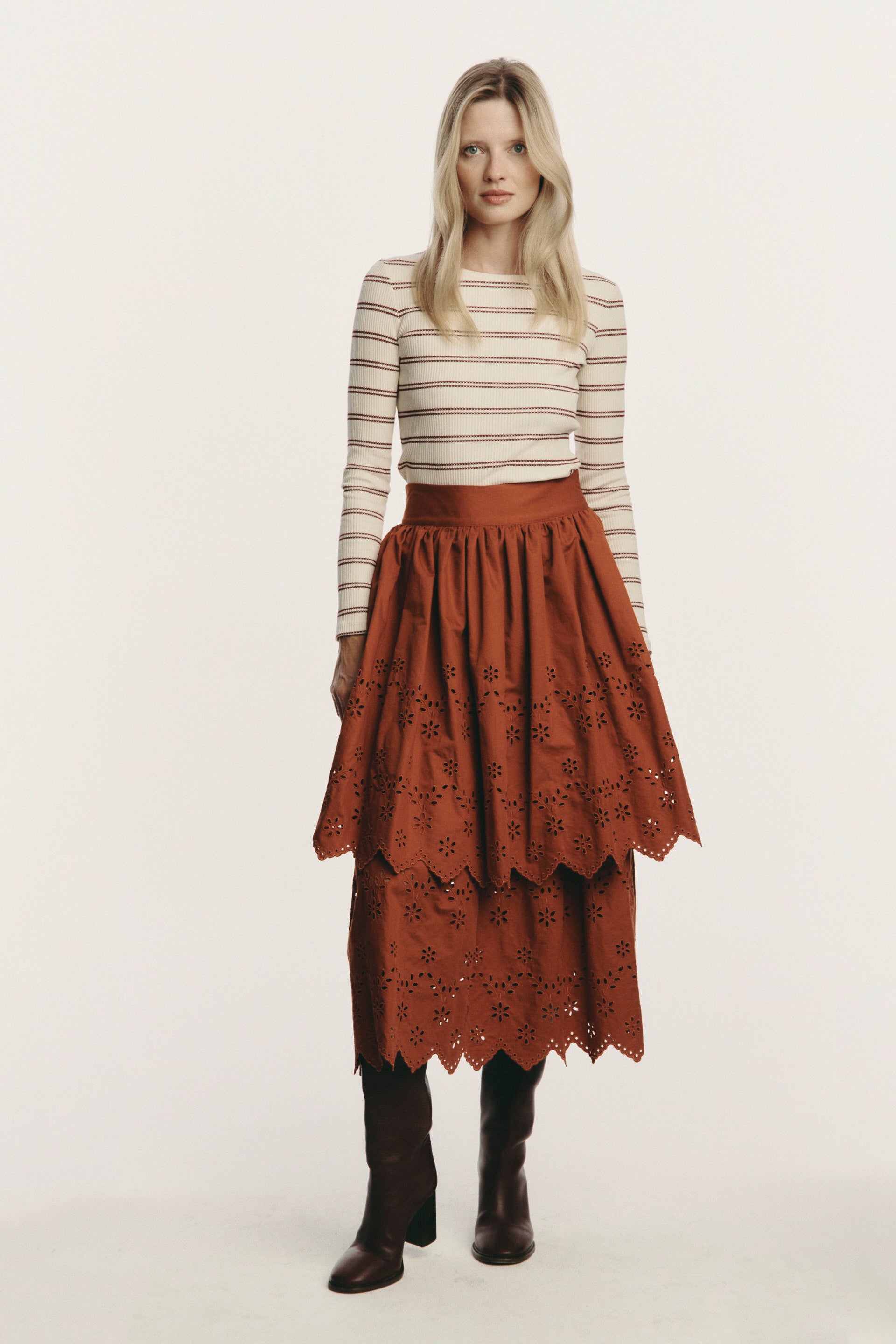 Frida Skirt - brick