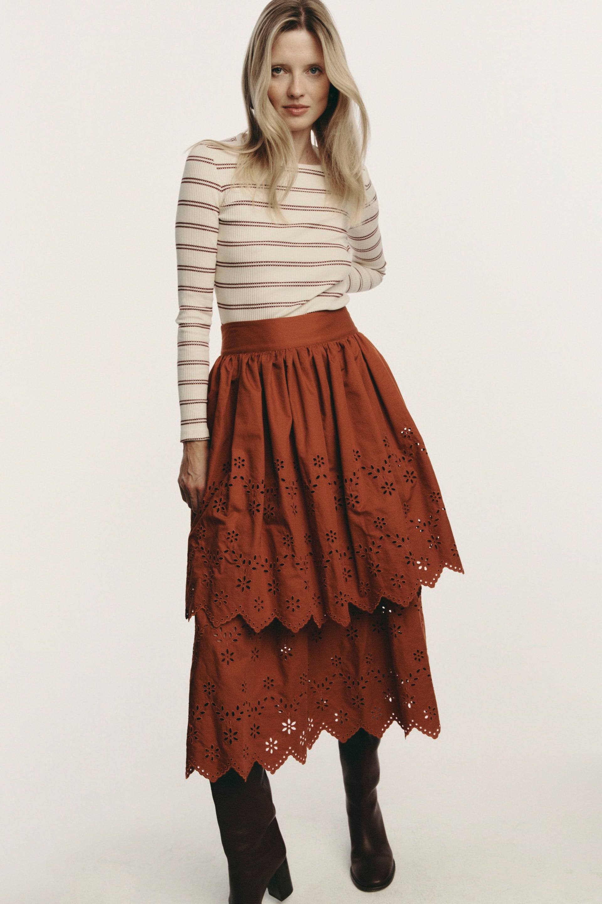 Frida Skirt - brick