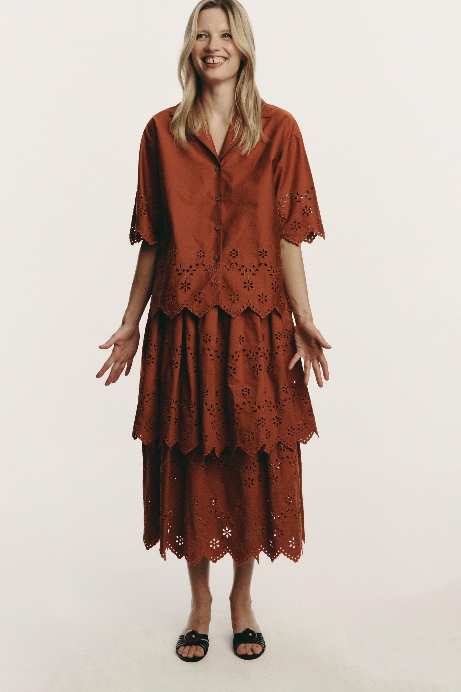 Frida Skirt - brick