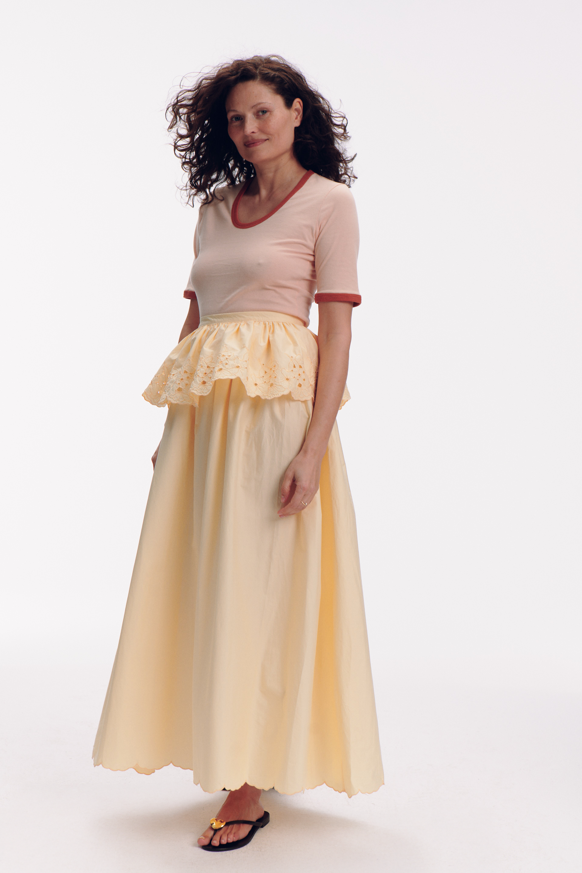 Peplum - yellow