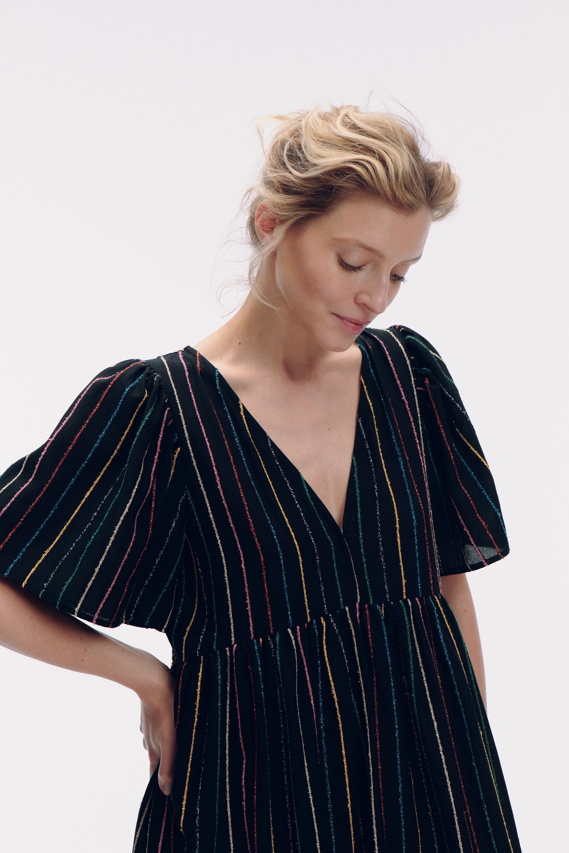 Istress Dress - stripes