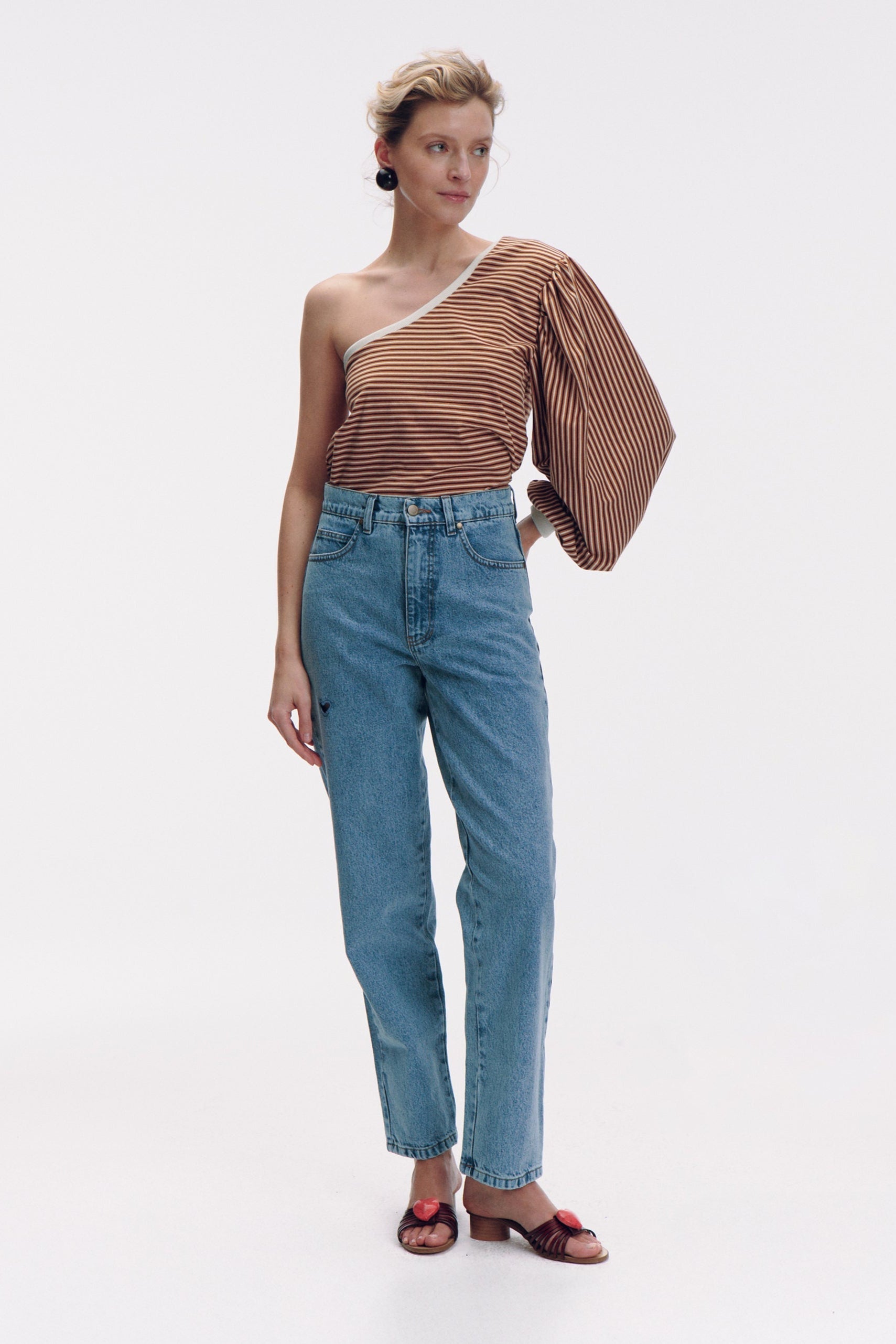 Perez One Shoulder Longsleeve