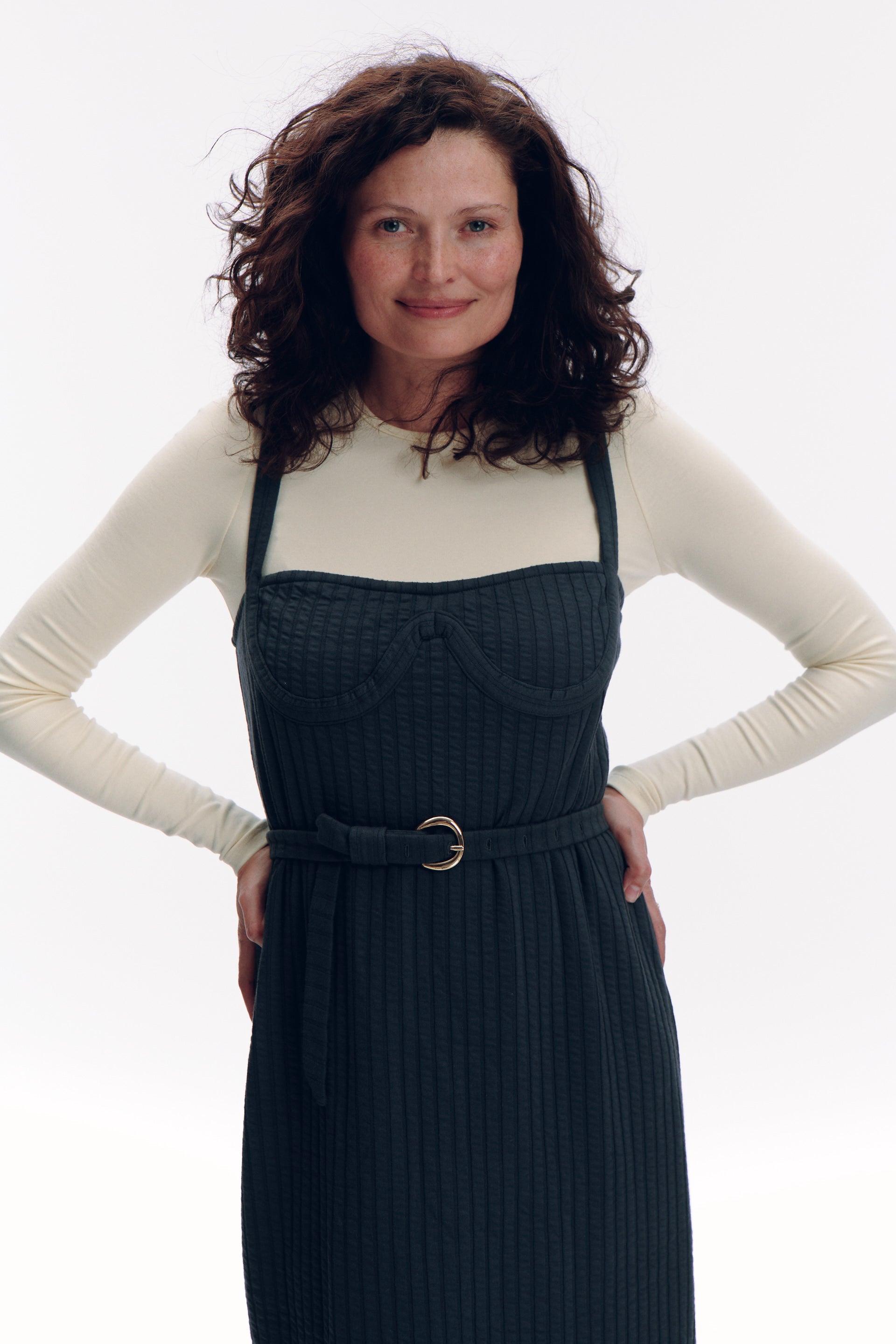 Basile Dress - dark grey