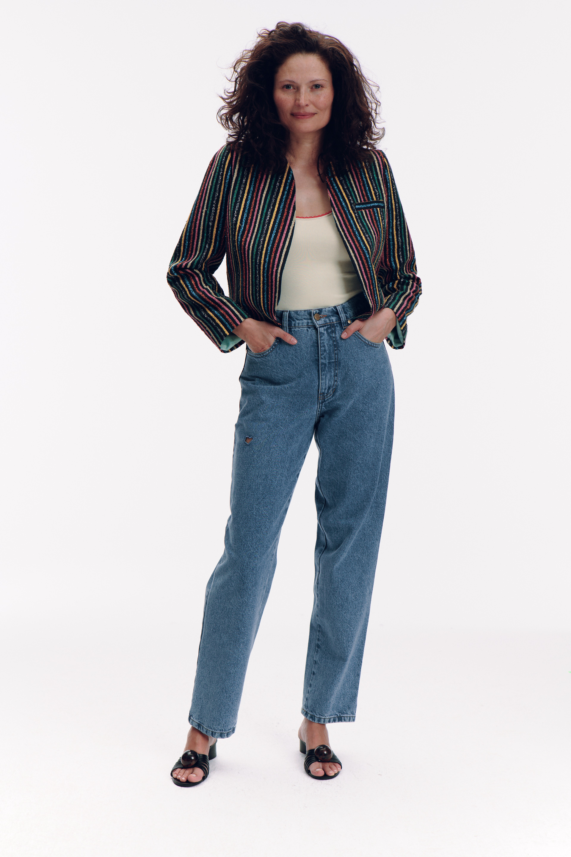 Alphie Blazer - stripes