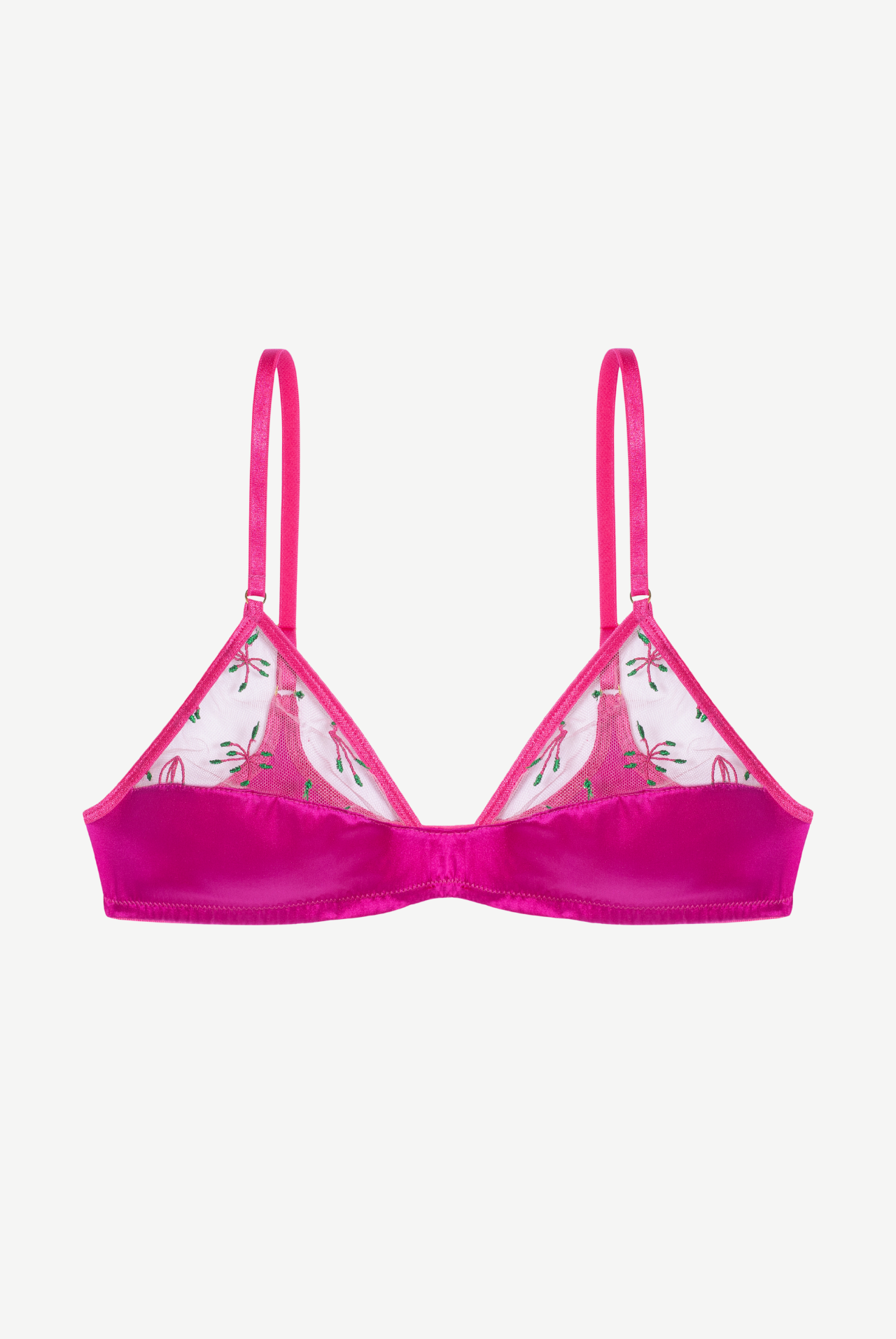 BONBON Vintage Soft Bra with Satin