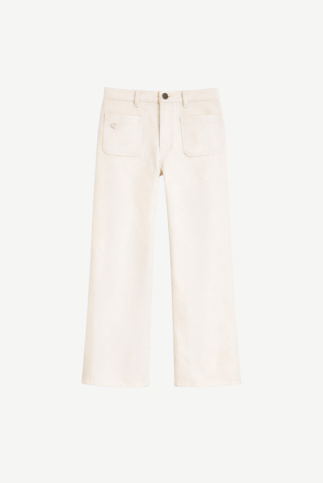 Florian High-Rise Flared Jeans With Front Pockets