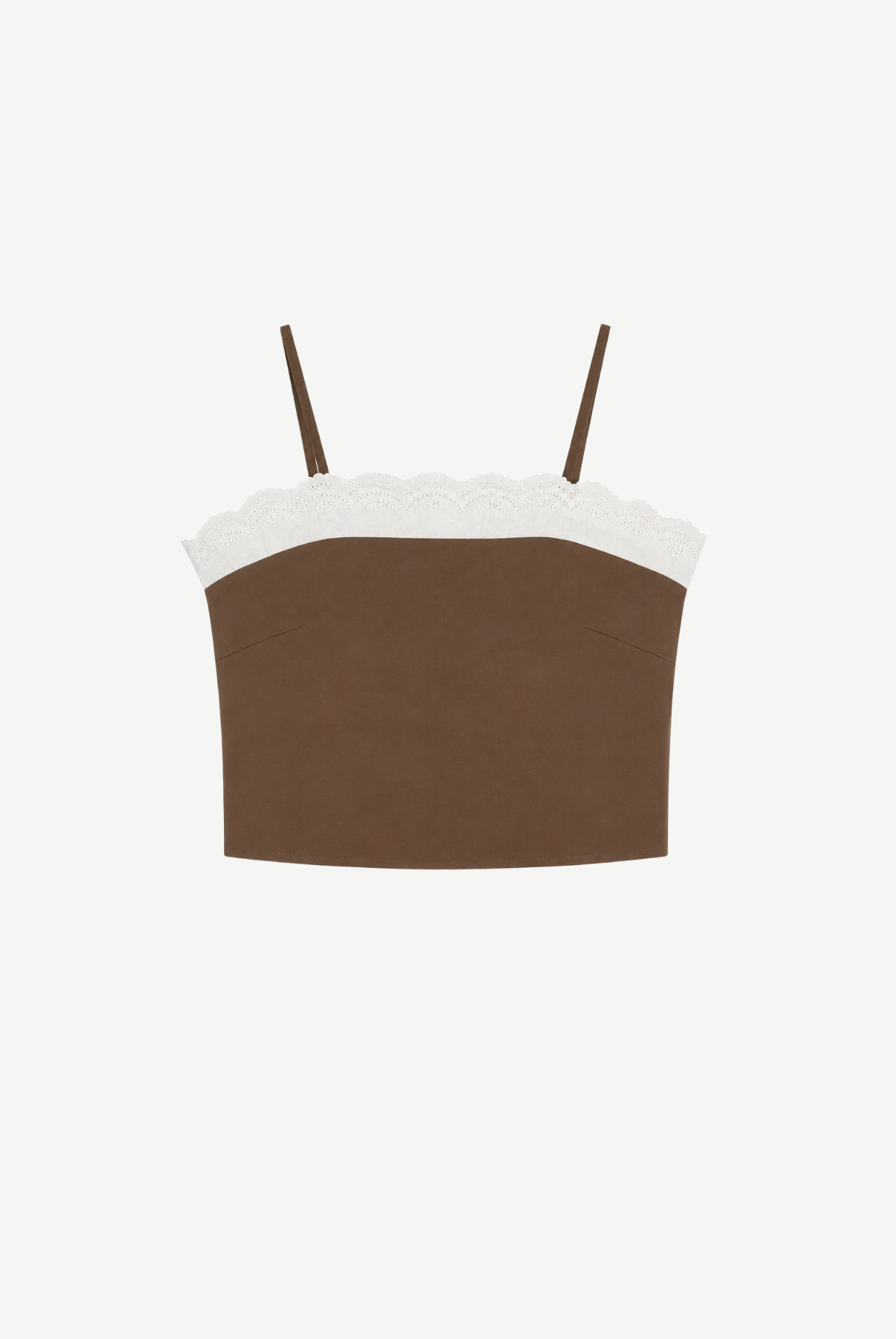 Frank Organic Cotton Top With Ruffle Hem