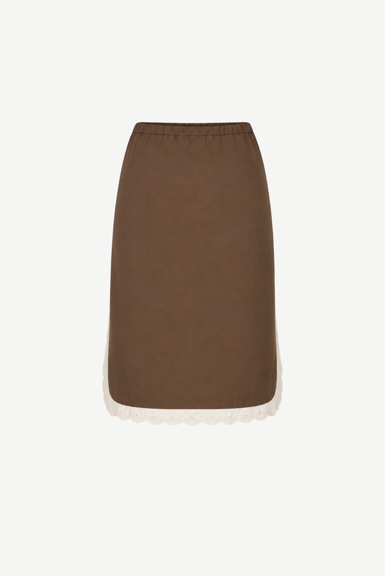 Albert Organic Cotton Skirt with Ruffle Hem