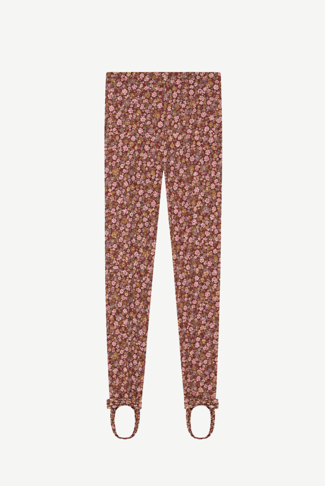 Hilaire High-Waisted Cotton Floral Stirrup Leggings