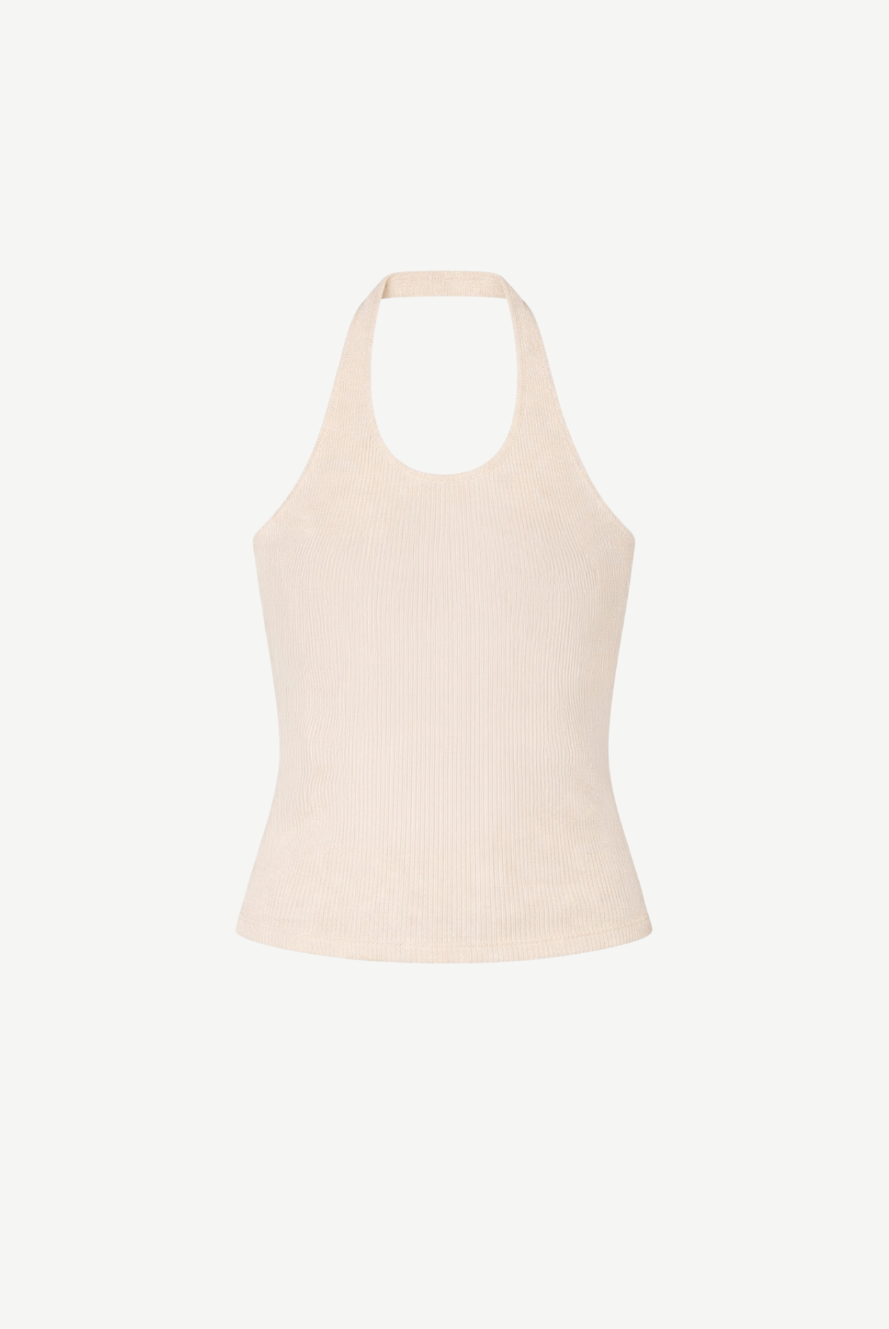 Gilbert Cotton Halter Top - cream