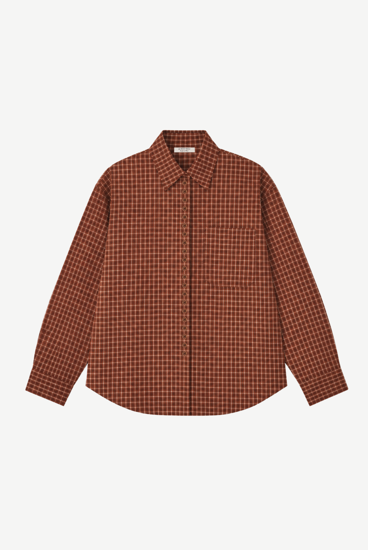 Dorian Organic Cotton Check Shirt with Elbow Patches