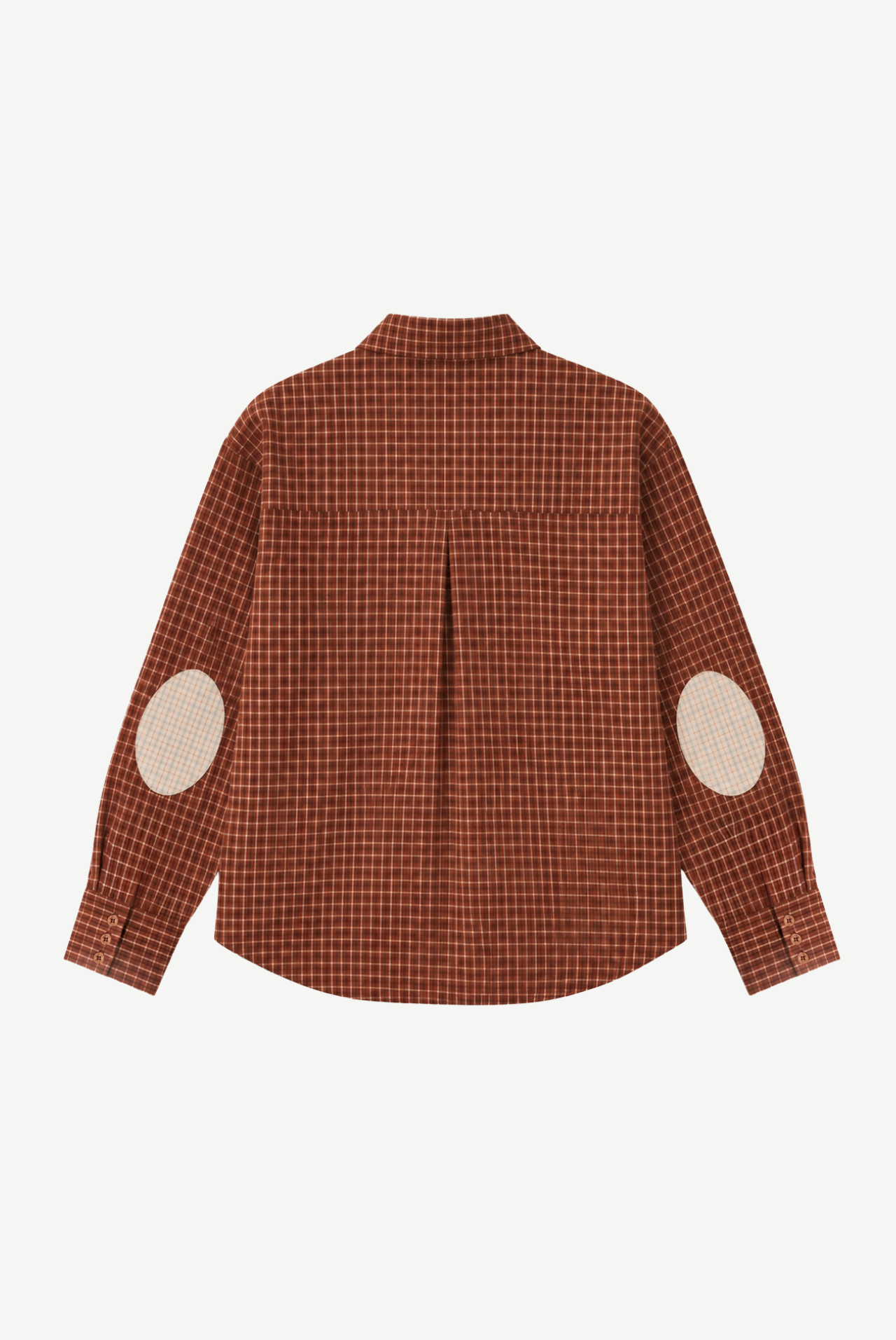 Dorian Organic Cotton Check Shirt with Elbow Patches
