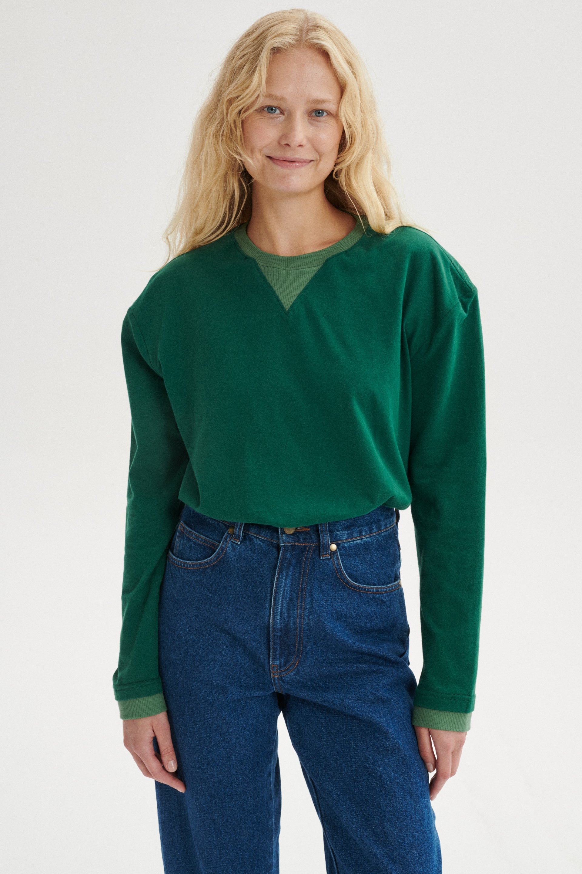 Soan Vintage Longsleeve With Subtle Shoulder Pads