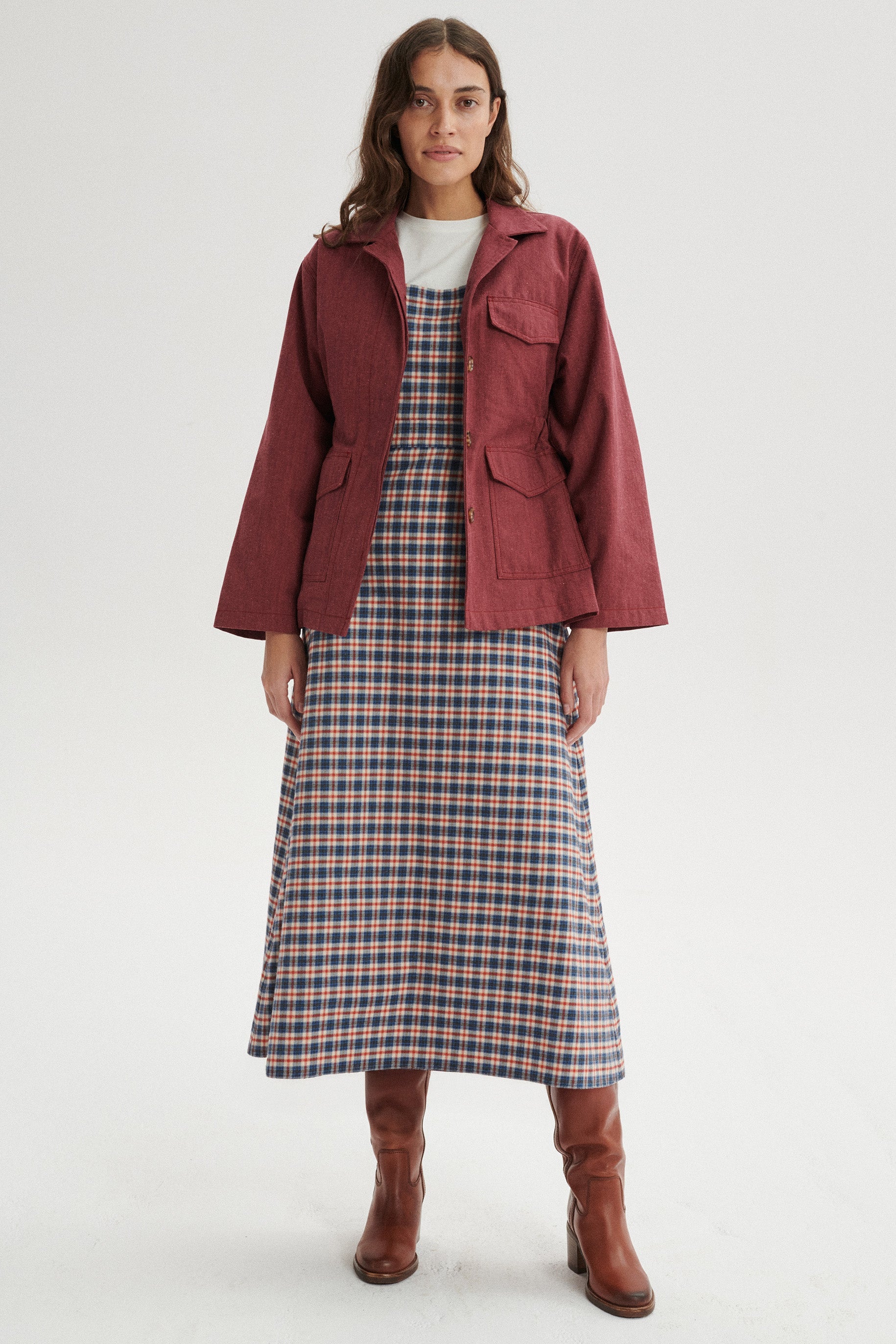 Eliott Checked Dress