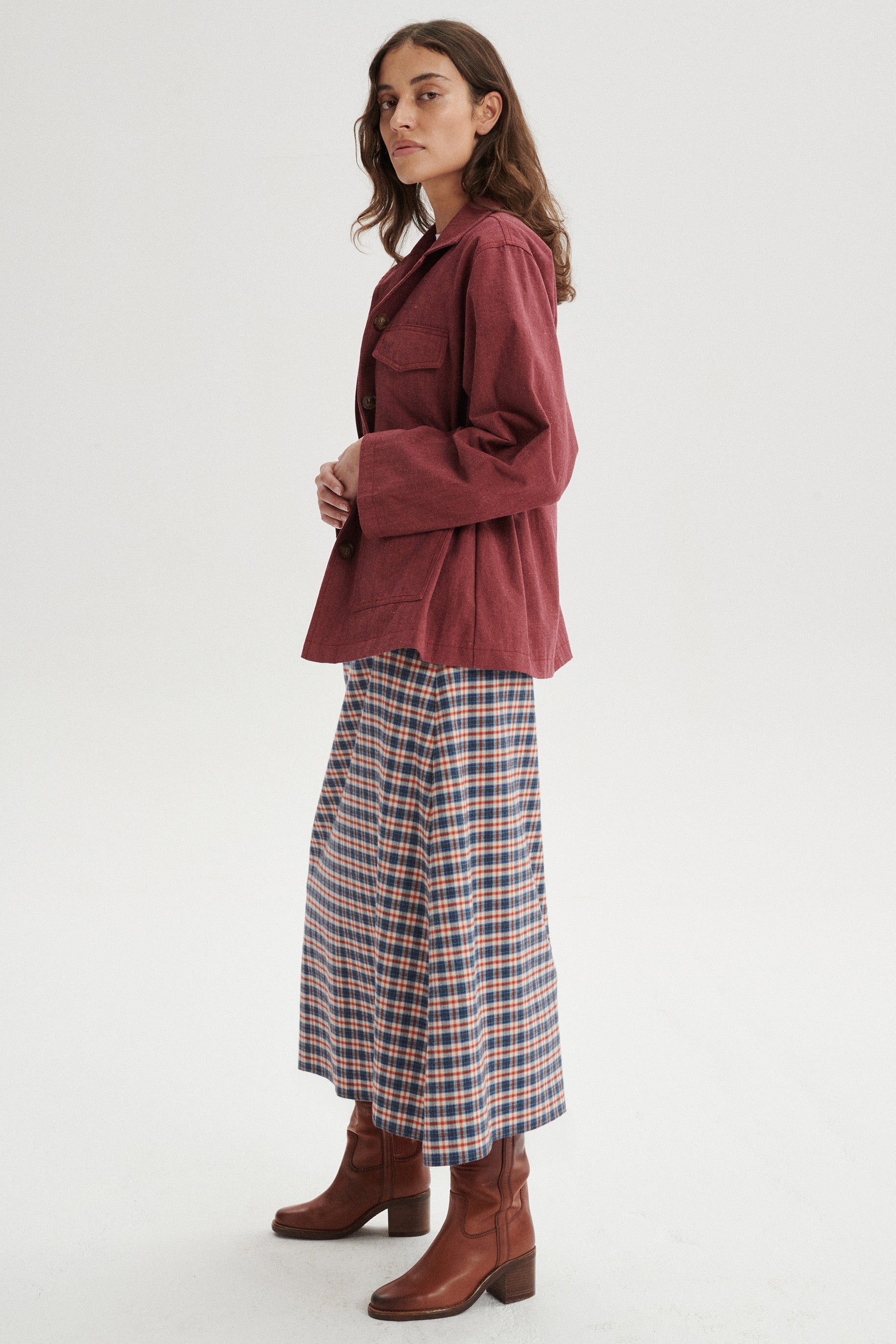 Eliott Checked Dress