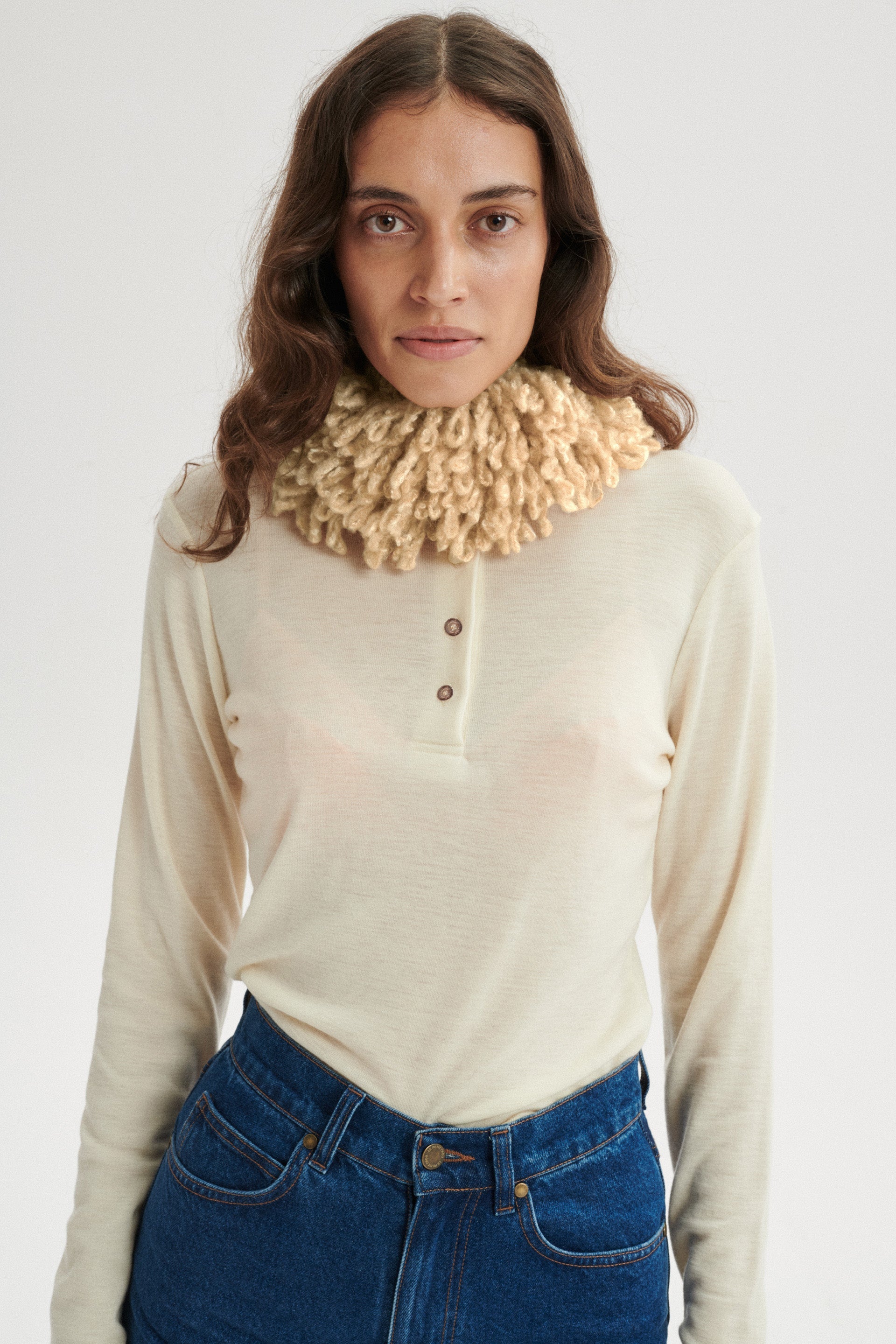 Wool Yarn Collar