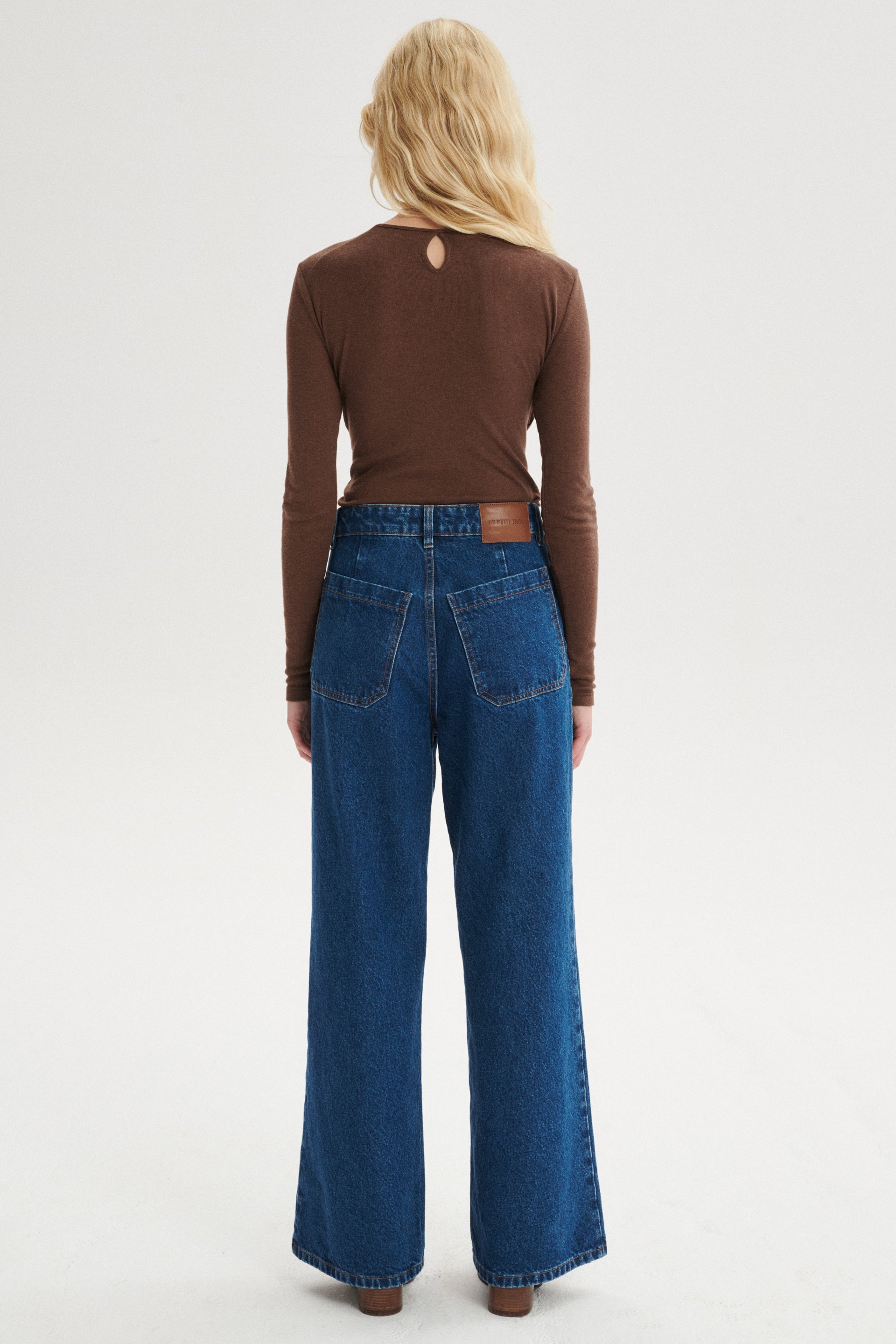 Patrick High-Rise Flared Jeans With Front Pockets