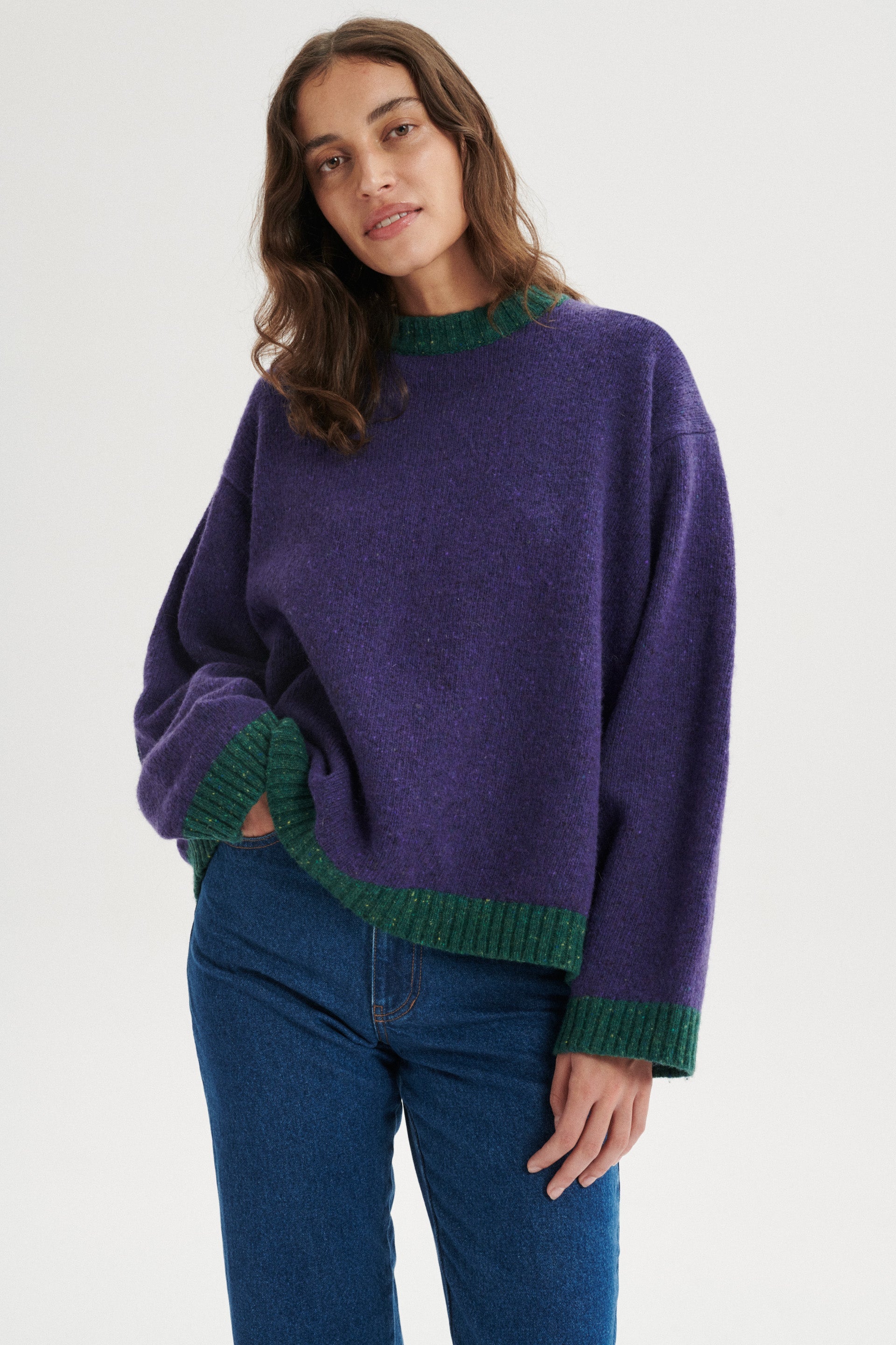 Olivier Oversize Sweater with Belt