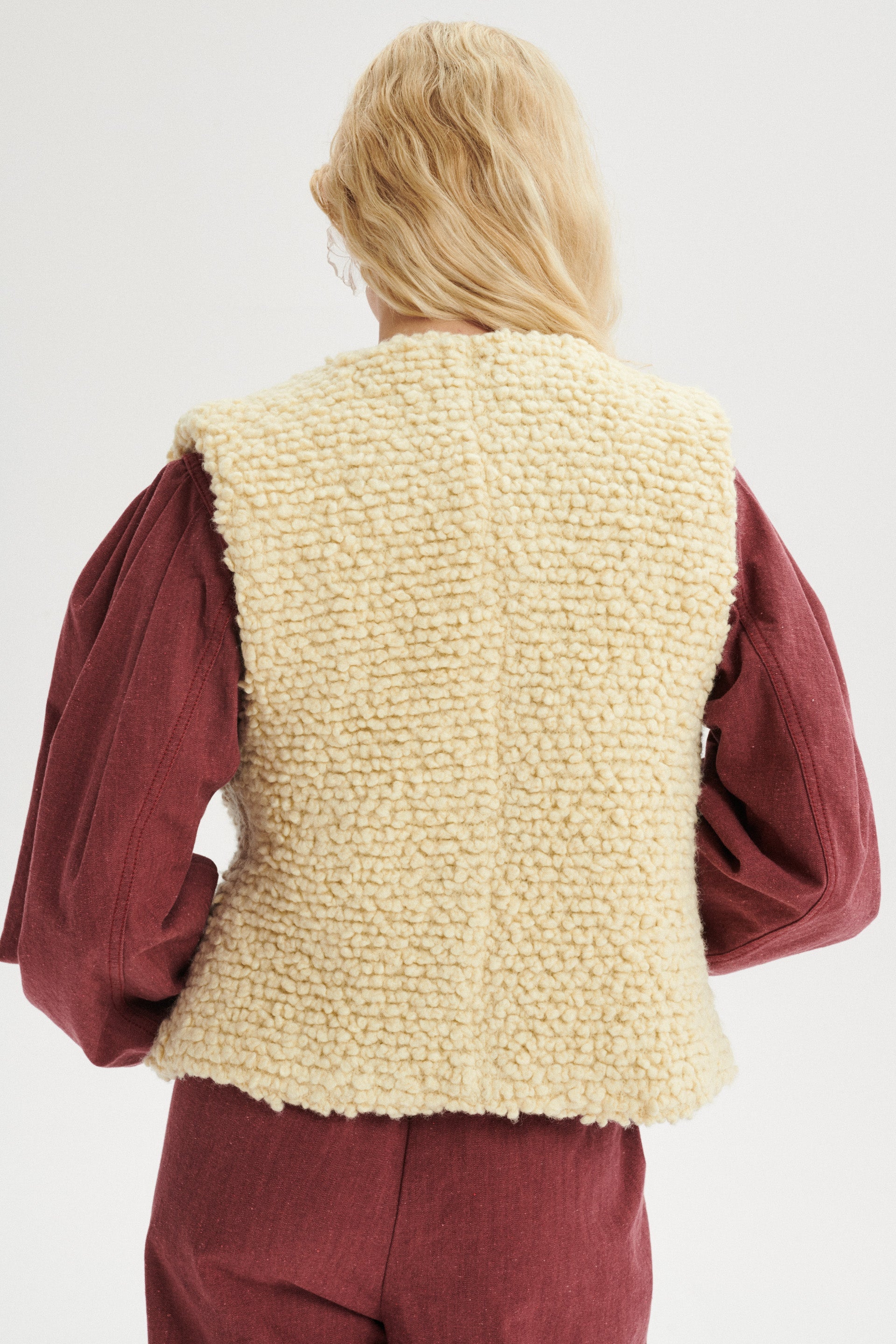 Evan Teddy Wool Vest