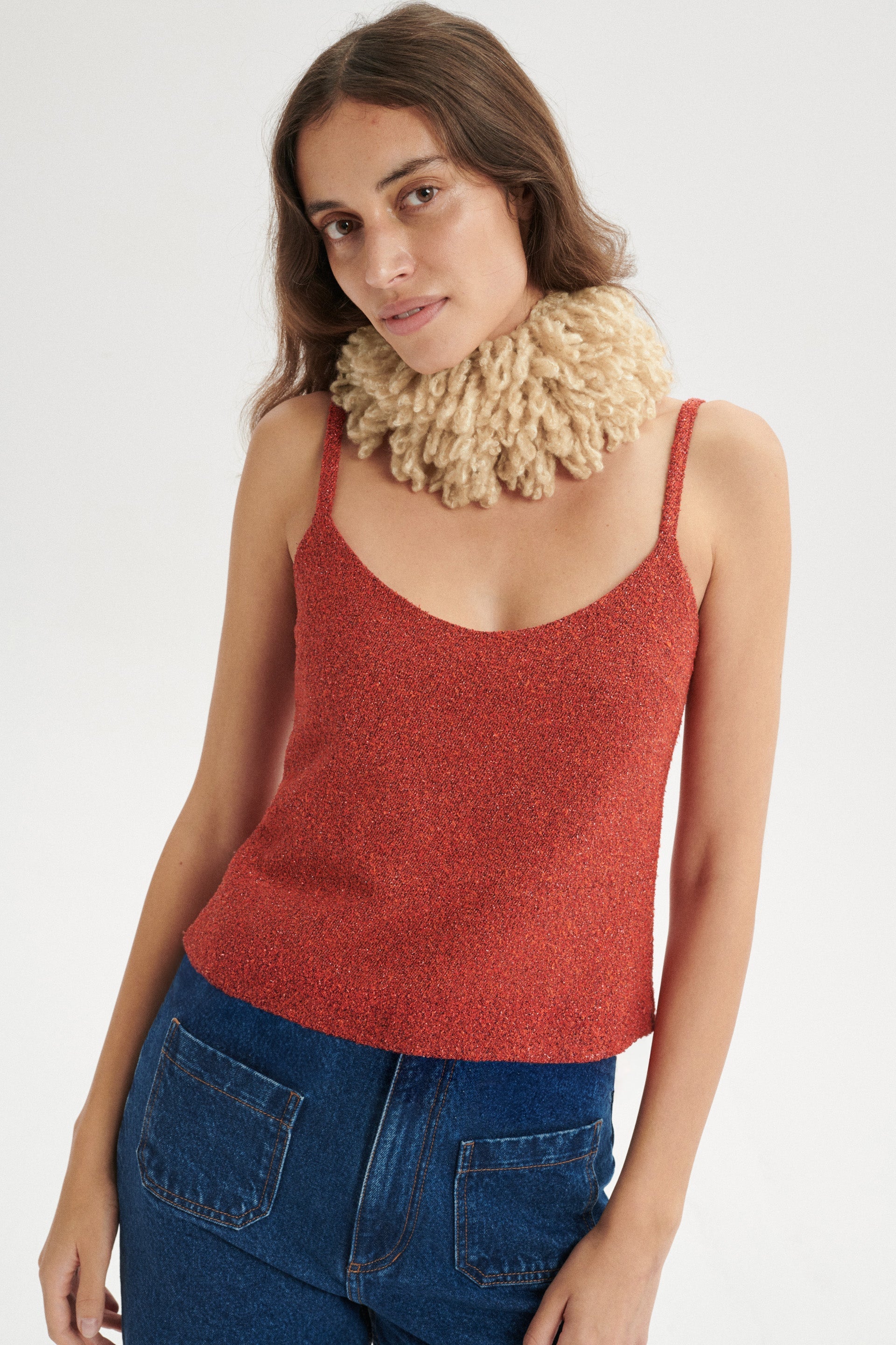 Wool Yarn Collar