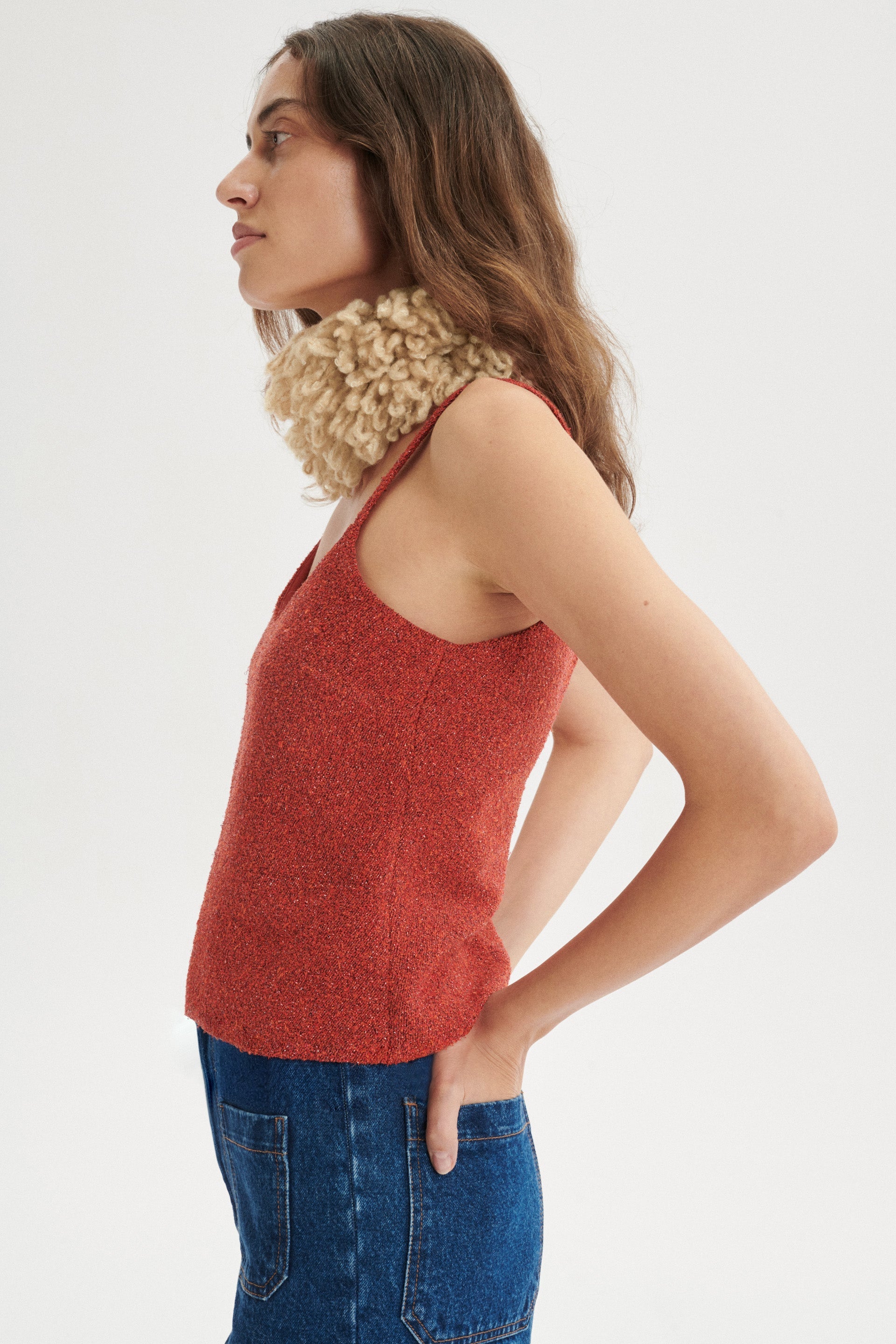 Wool Yarn Collar