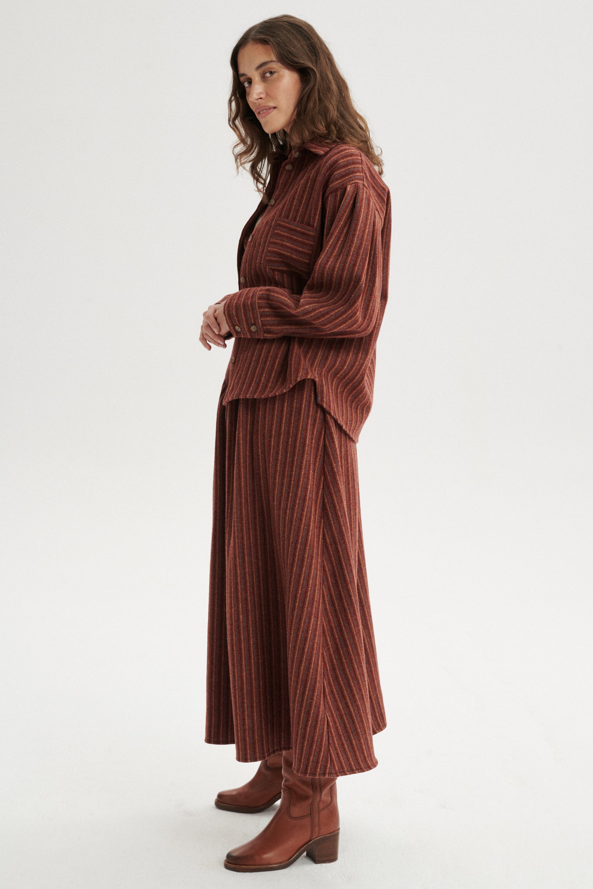 Fernand Wool Shirt With Lining