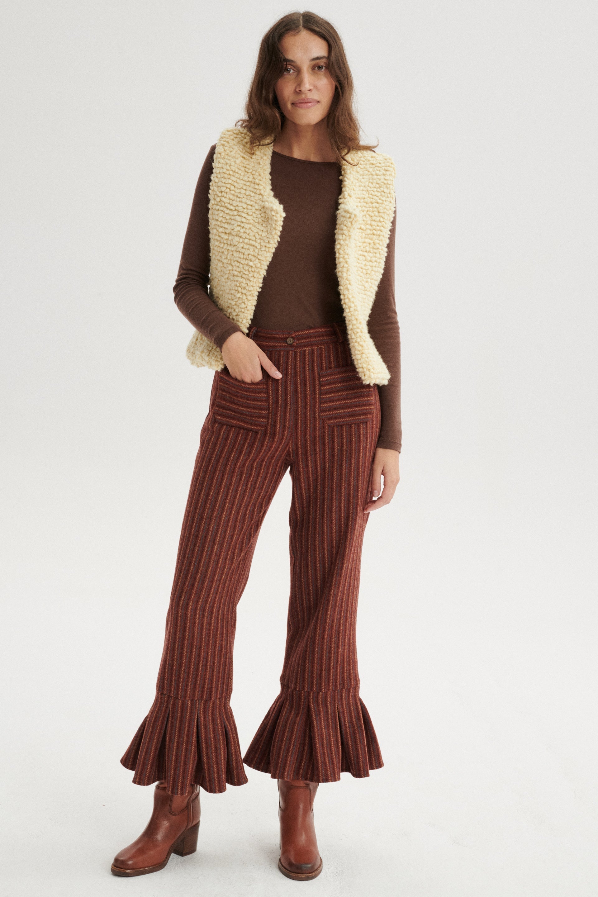 Evan Teddy Wool Vest