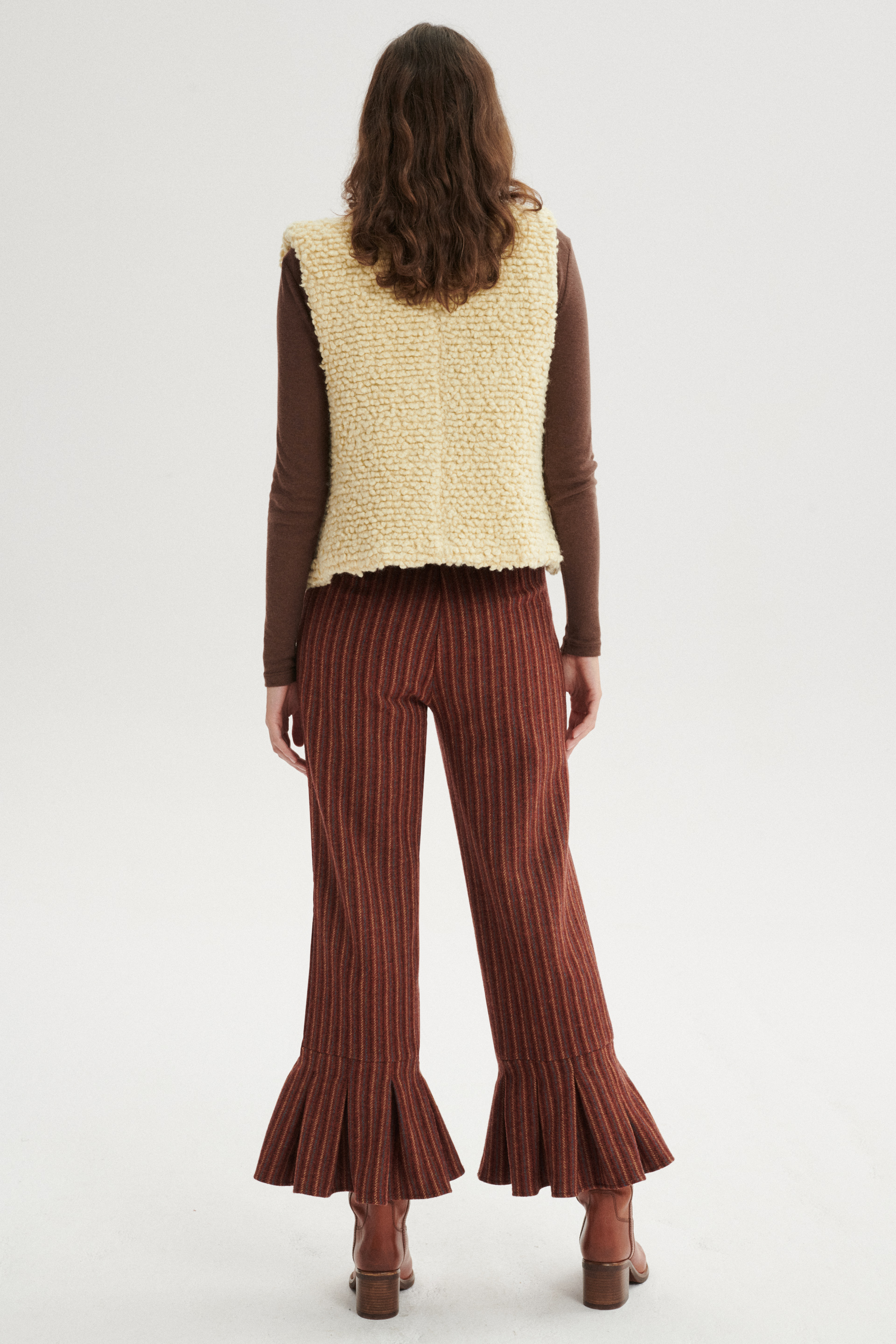Lucien High-Waist Wool Pants