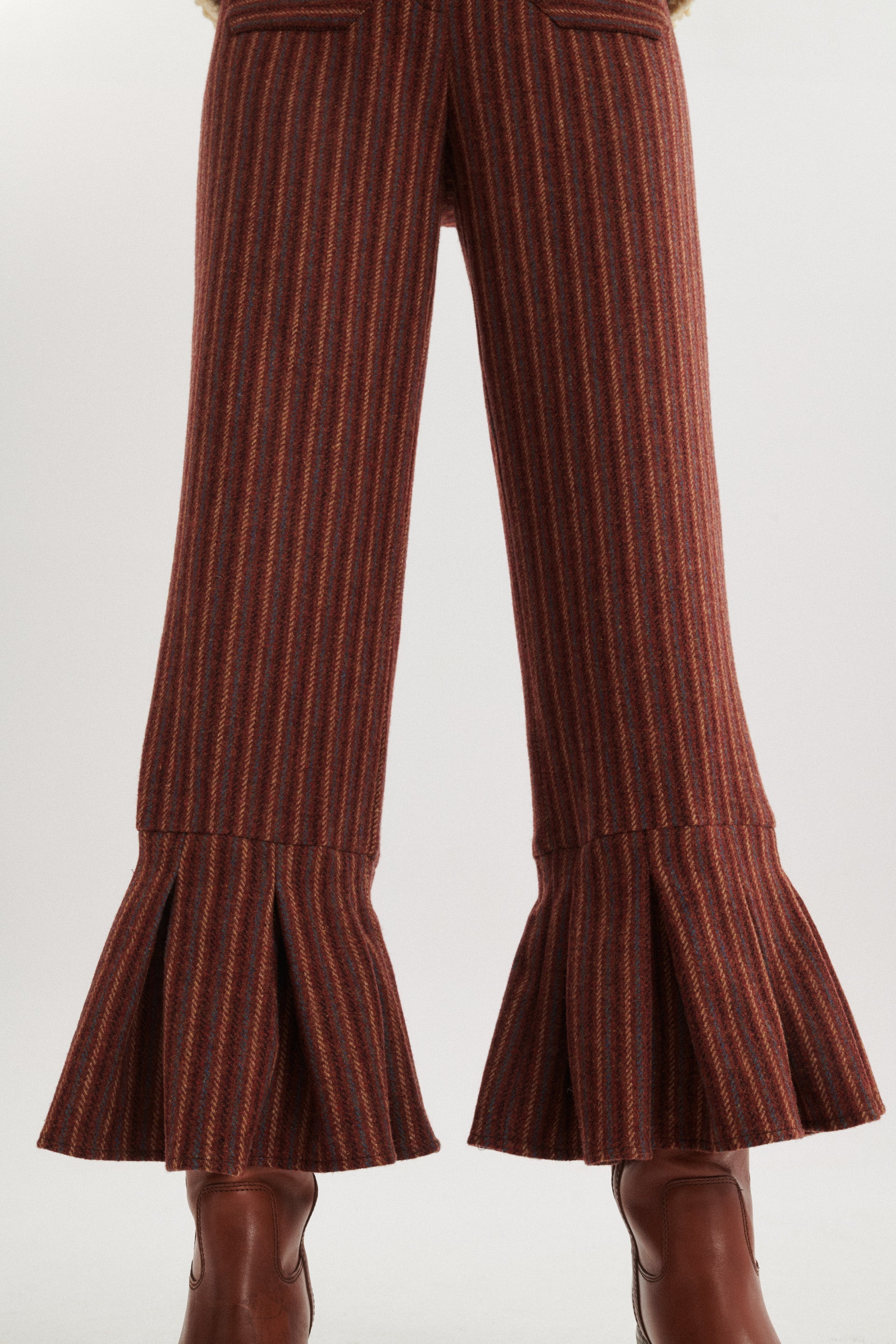 Lucien High-Waist Wool Pants