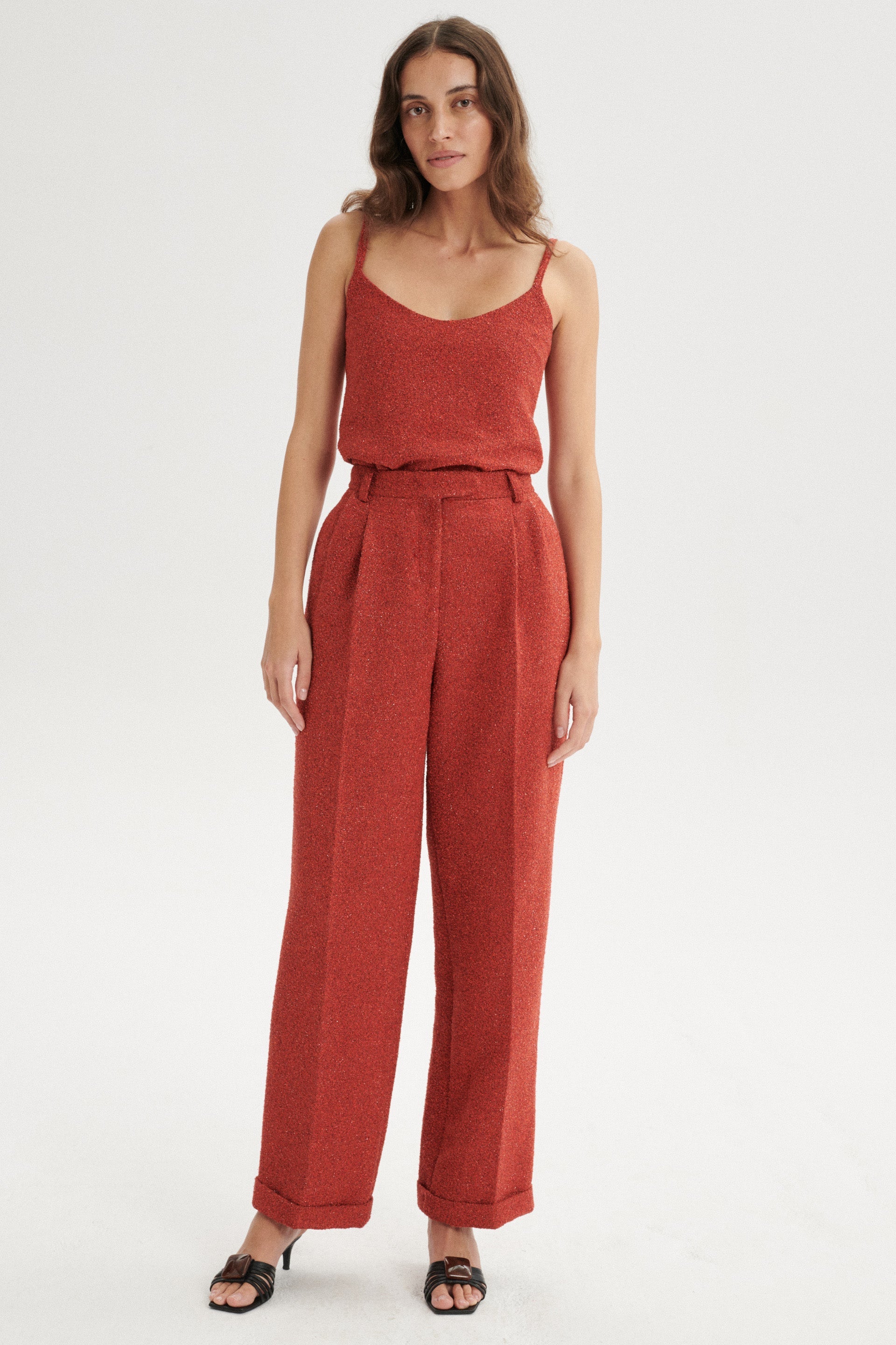 Miki High-Waist Sparkling Trousers