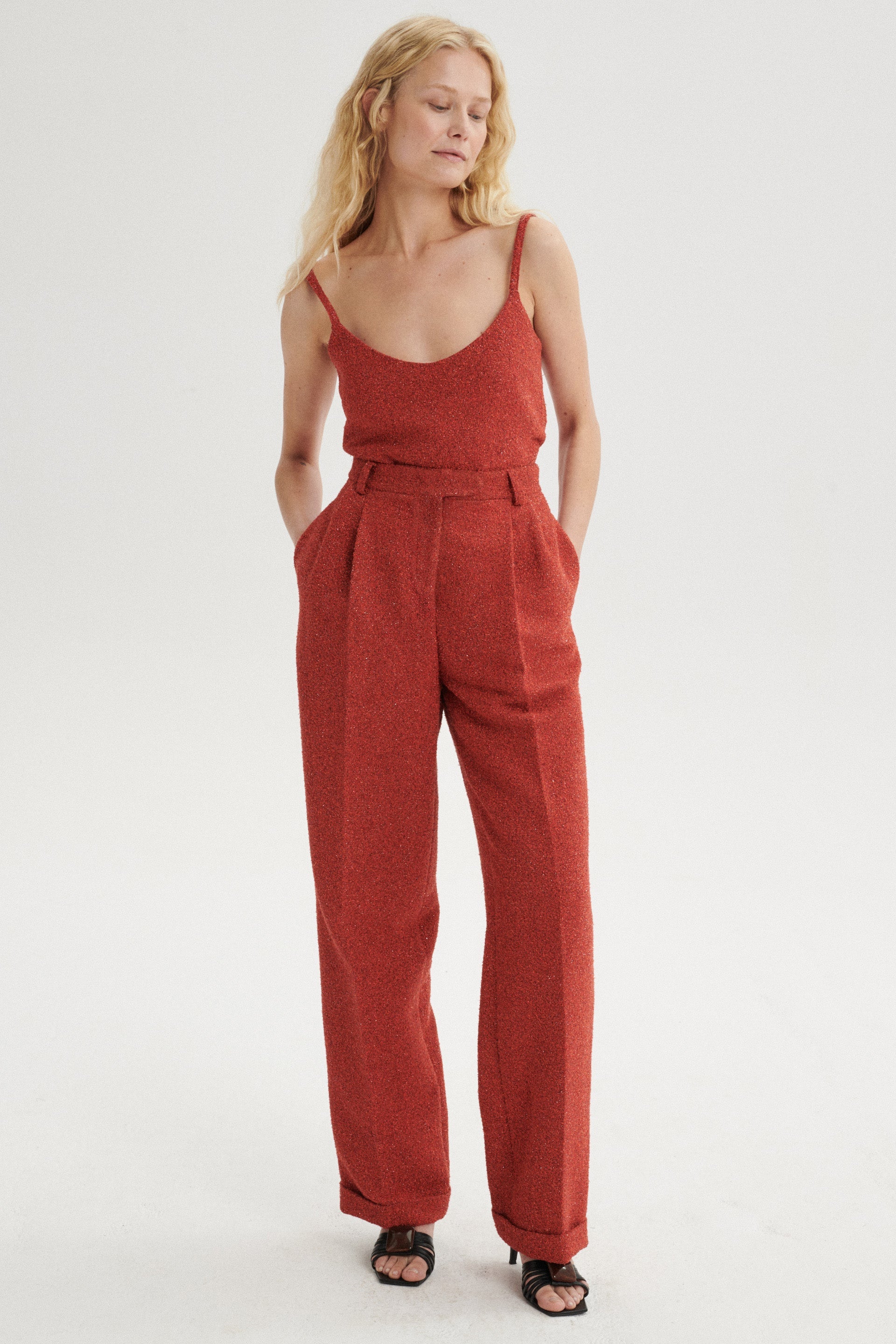 Miki High-Waist Sparkling Trousers