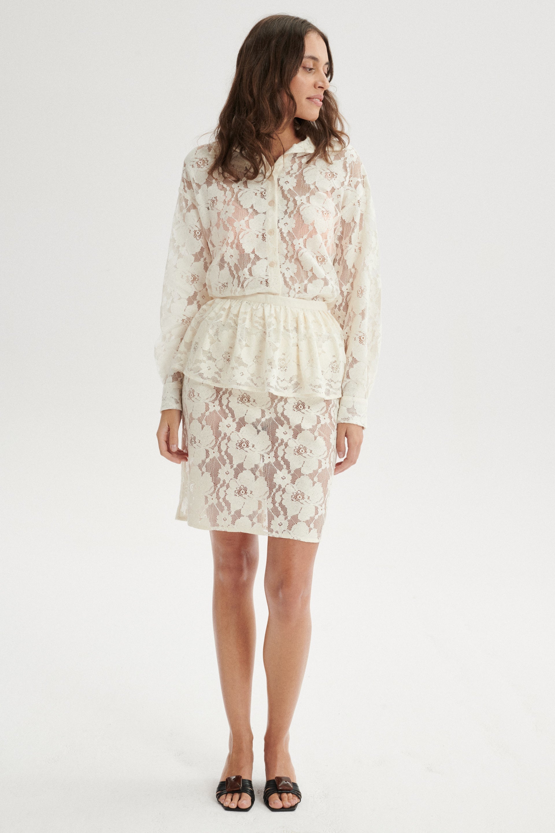 Mael Lace Mini Skirt