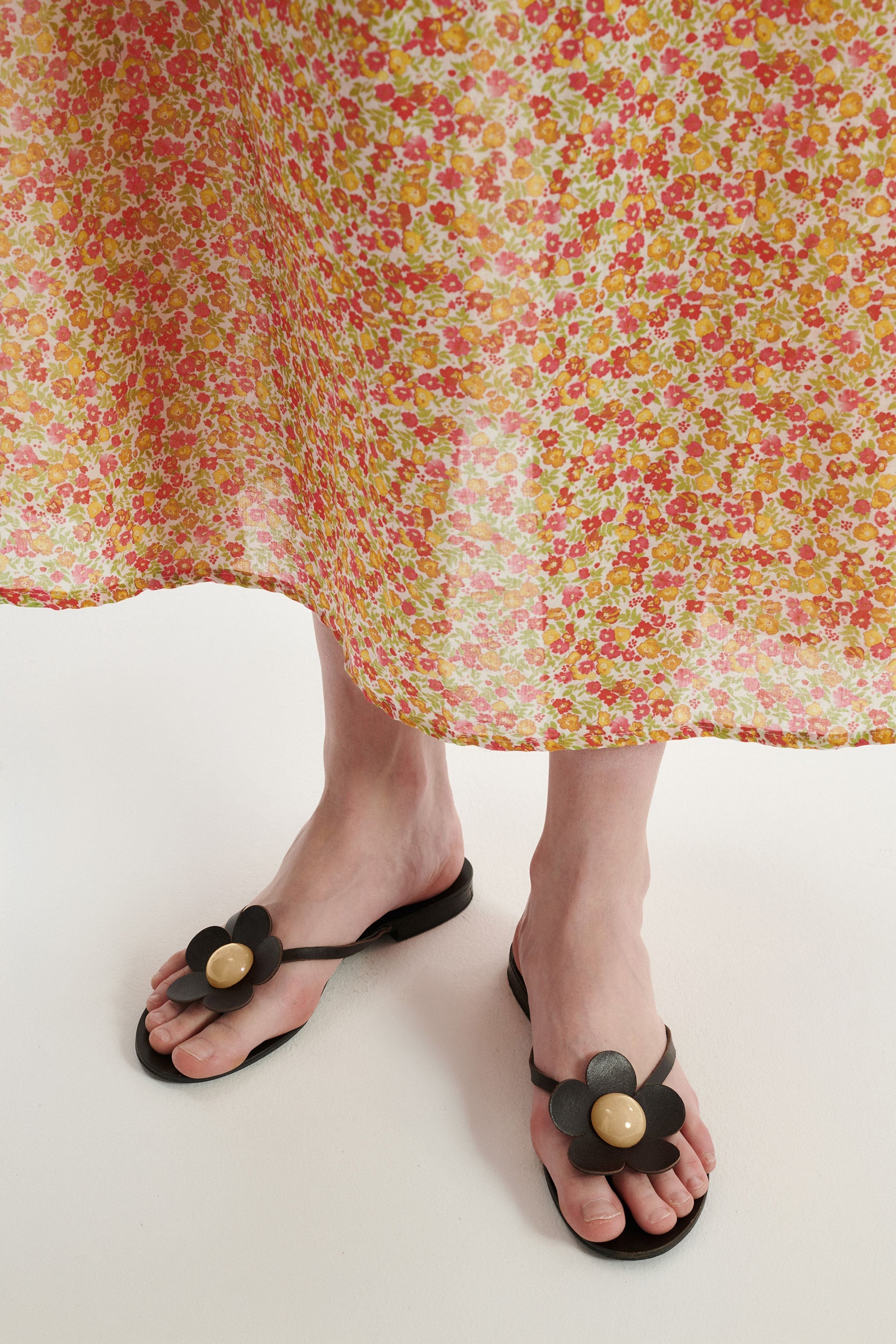 Flip Flops Flower - cream