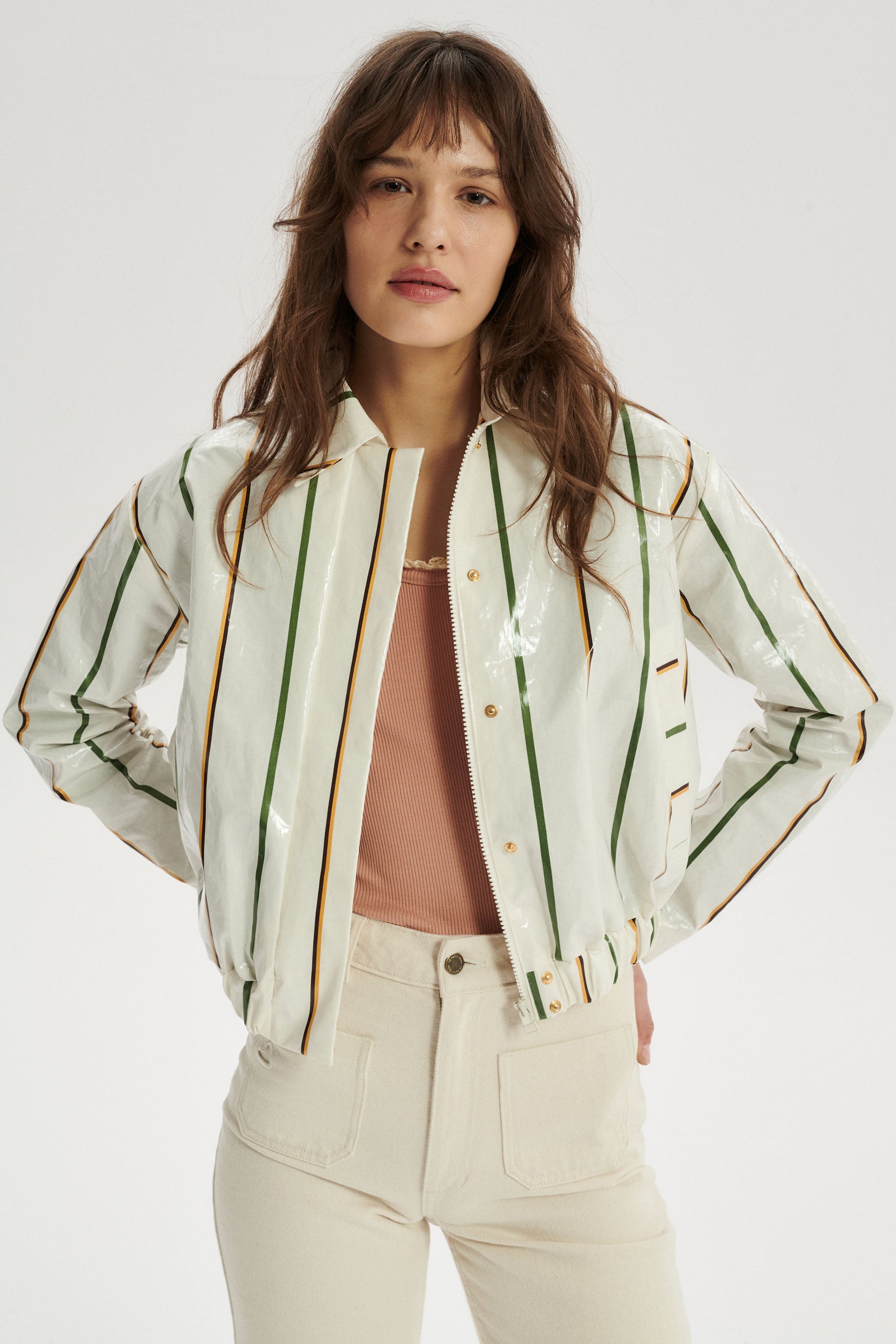 Irvin Bomber Jacket - cream
