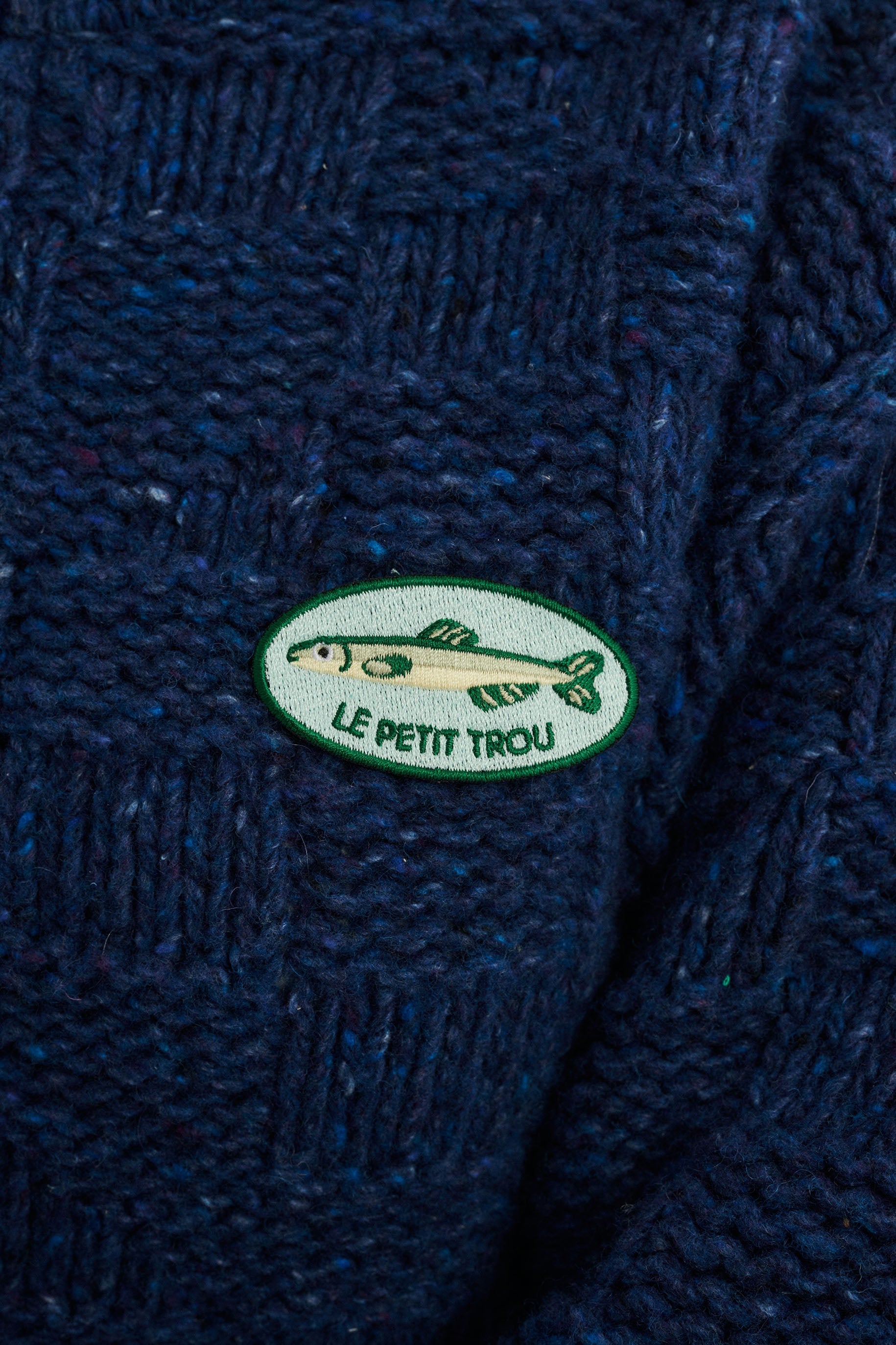 Alan Textured Wool Half-Zip Sweater