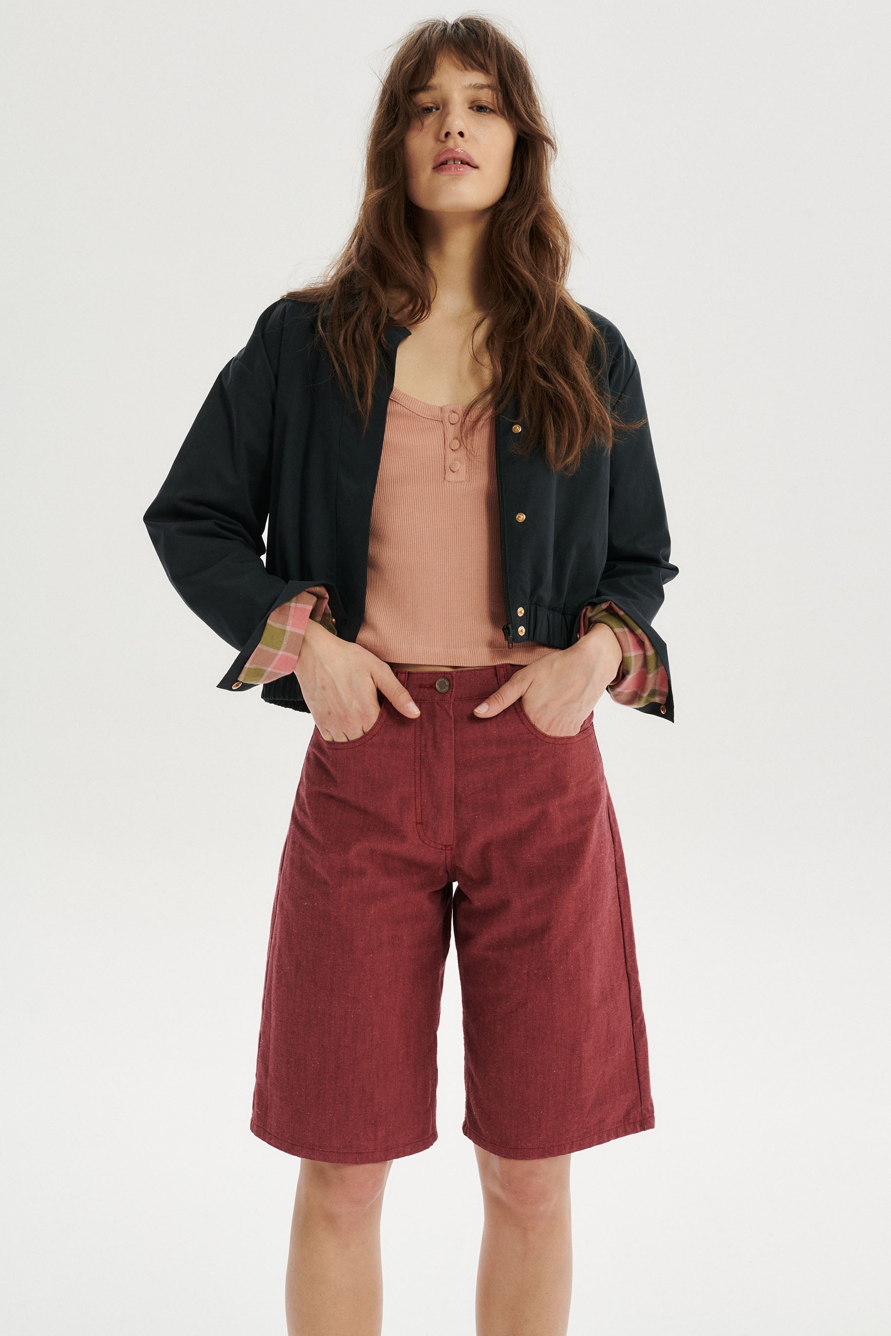 Irvin Bomber Jacket - navy