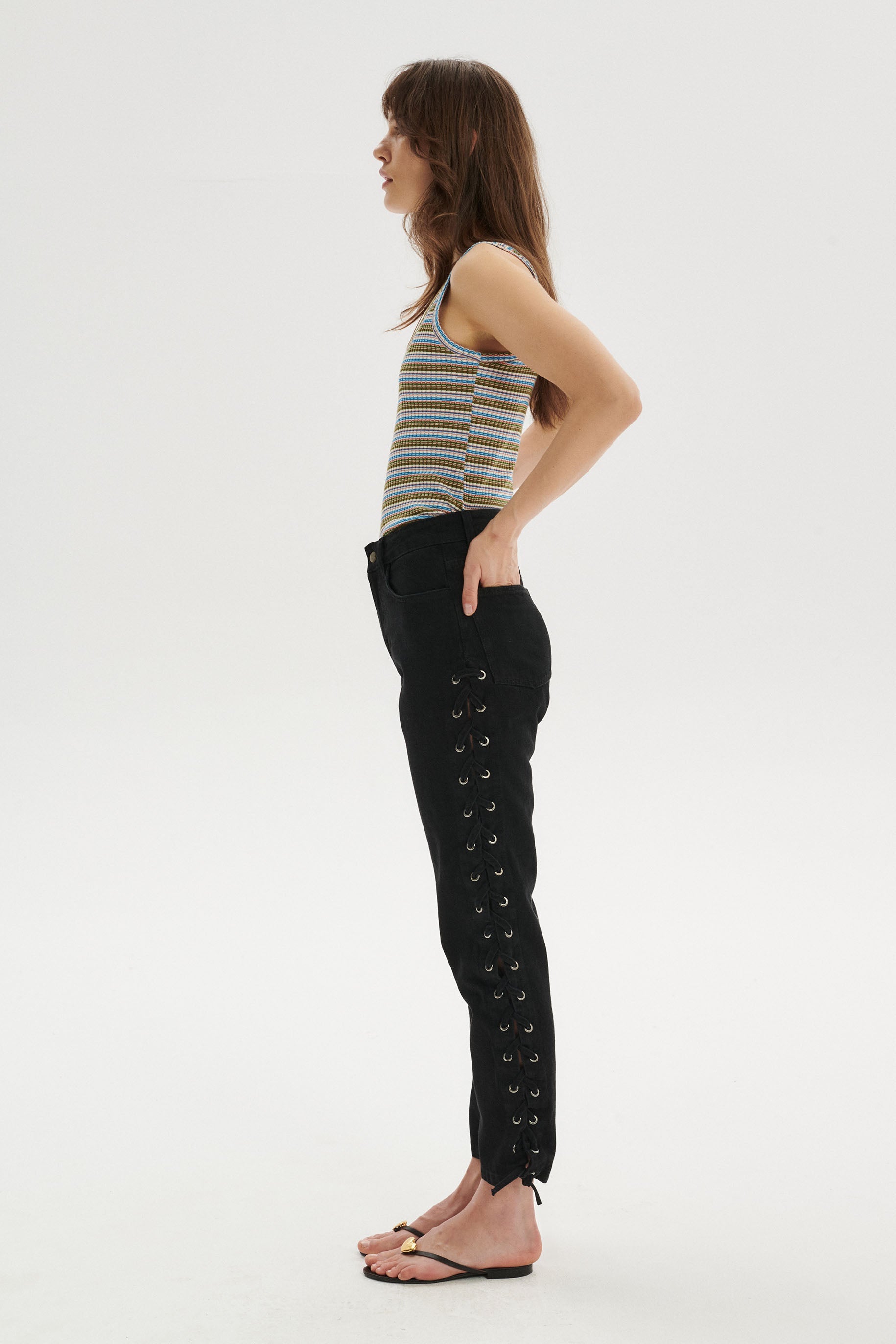 Roland Ribbed Top