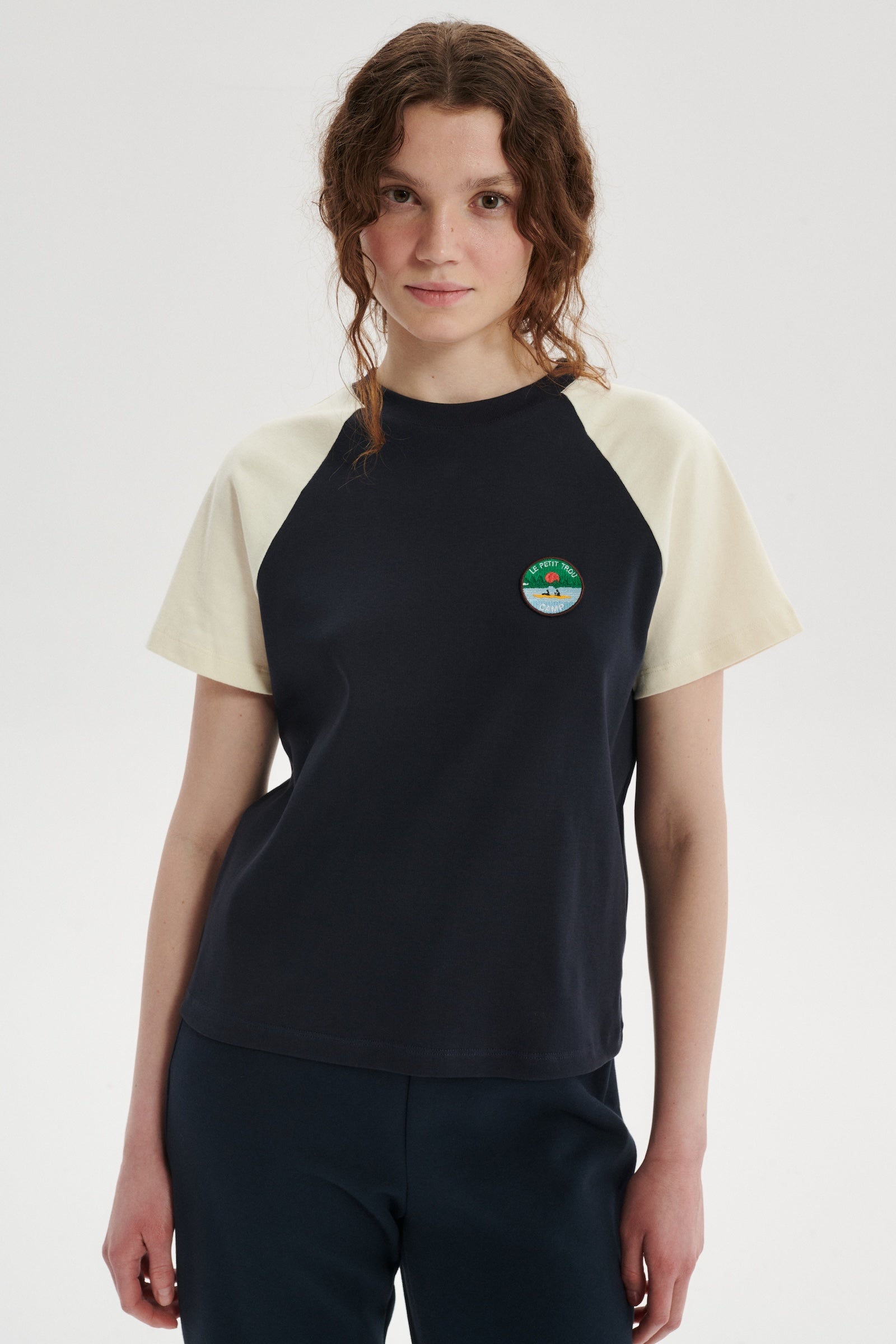 Camp Organic Cotton T-Shirt with Patch