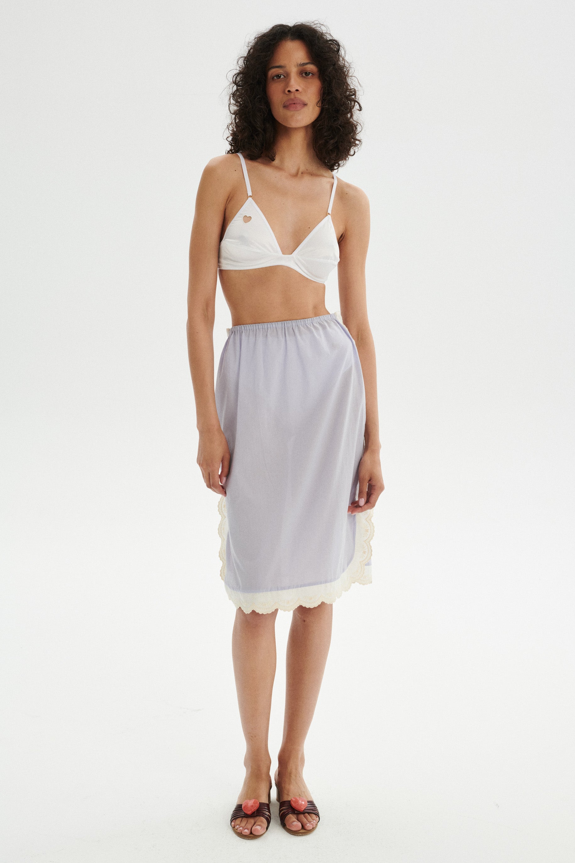 MADONNA soft satin bra - white