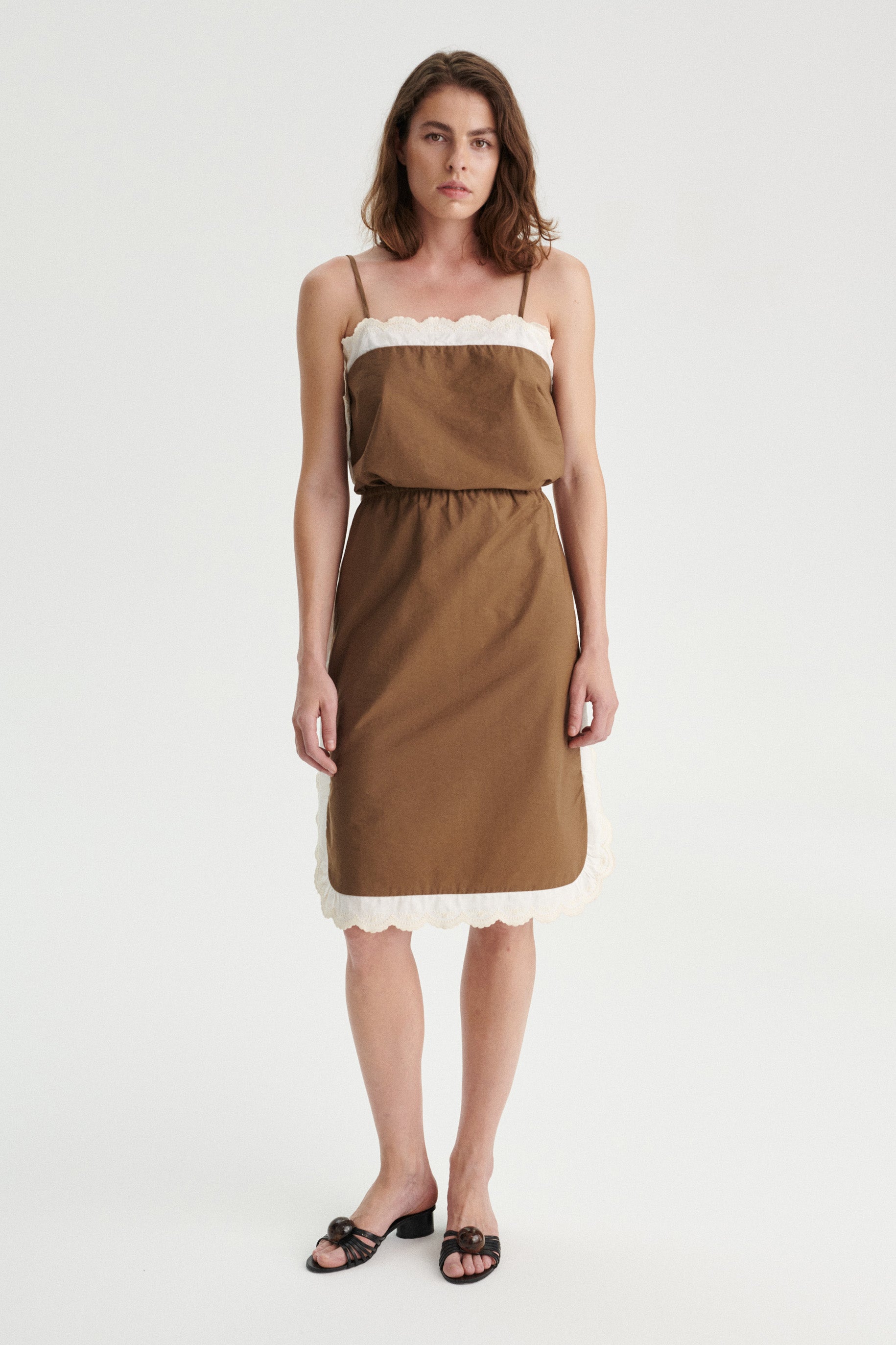 Albert Organic Cotton Skirt with Ruffle Hem