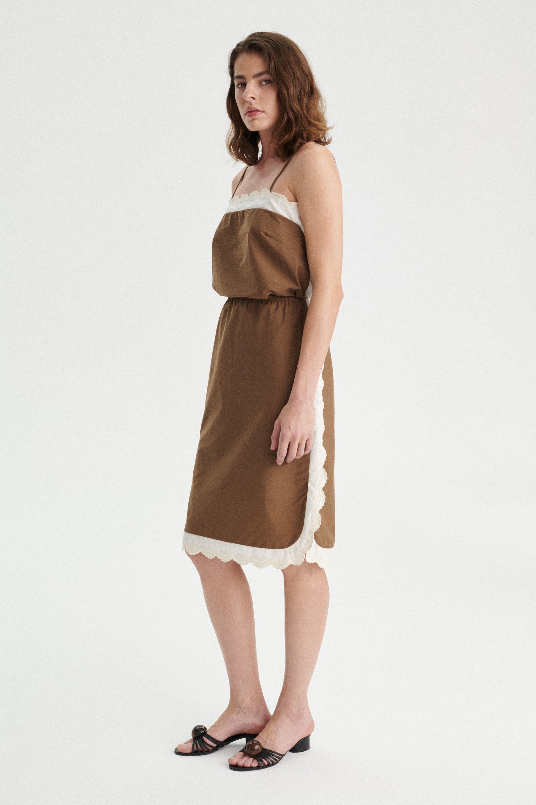 Albert Organic Cotton Skirt with Ruffle Hem