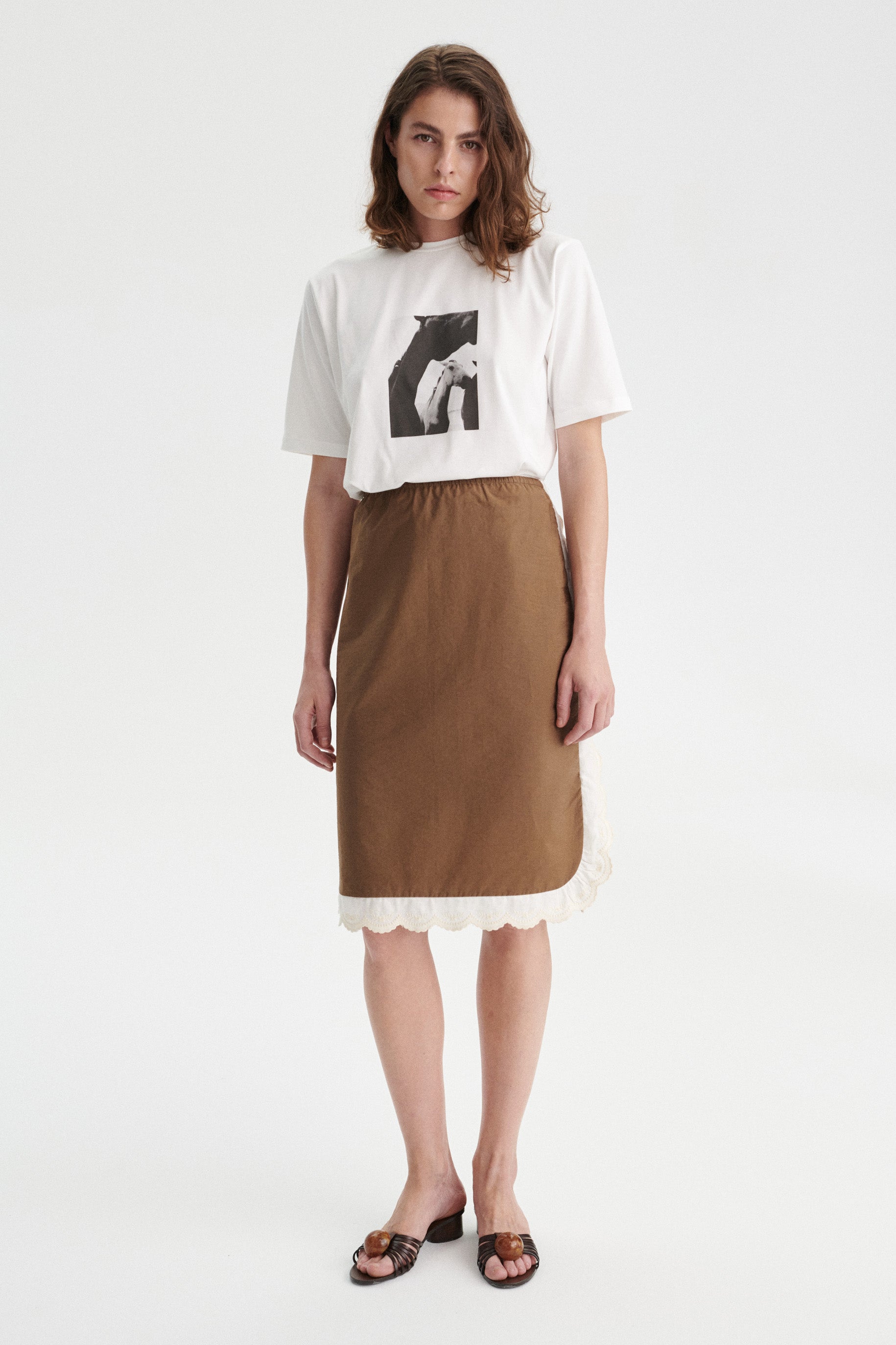 Cheval Cotton Top Featuring an Original Photograph