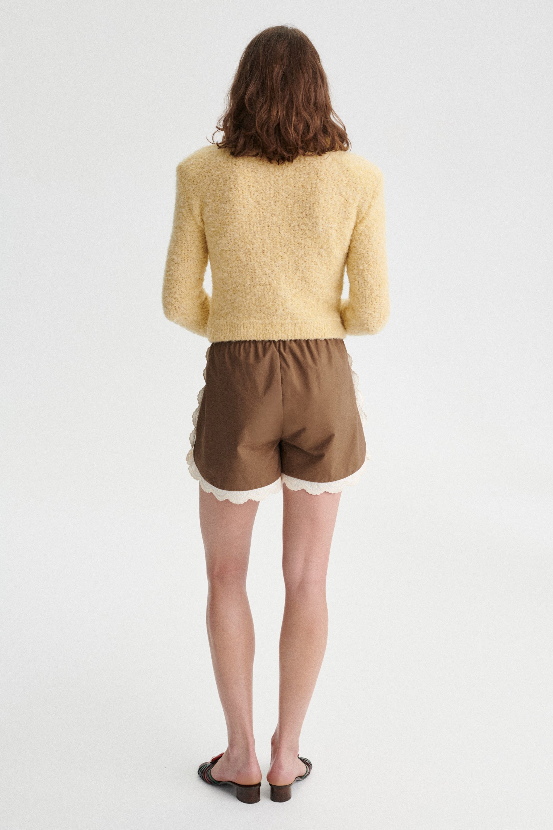 Christel Alpaca Wool Cardigan with Collar