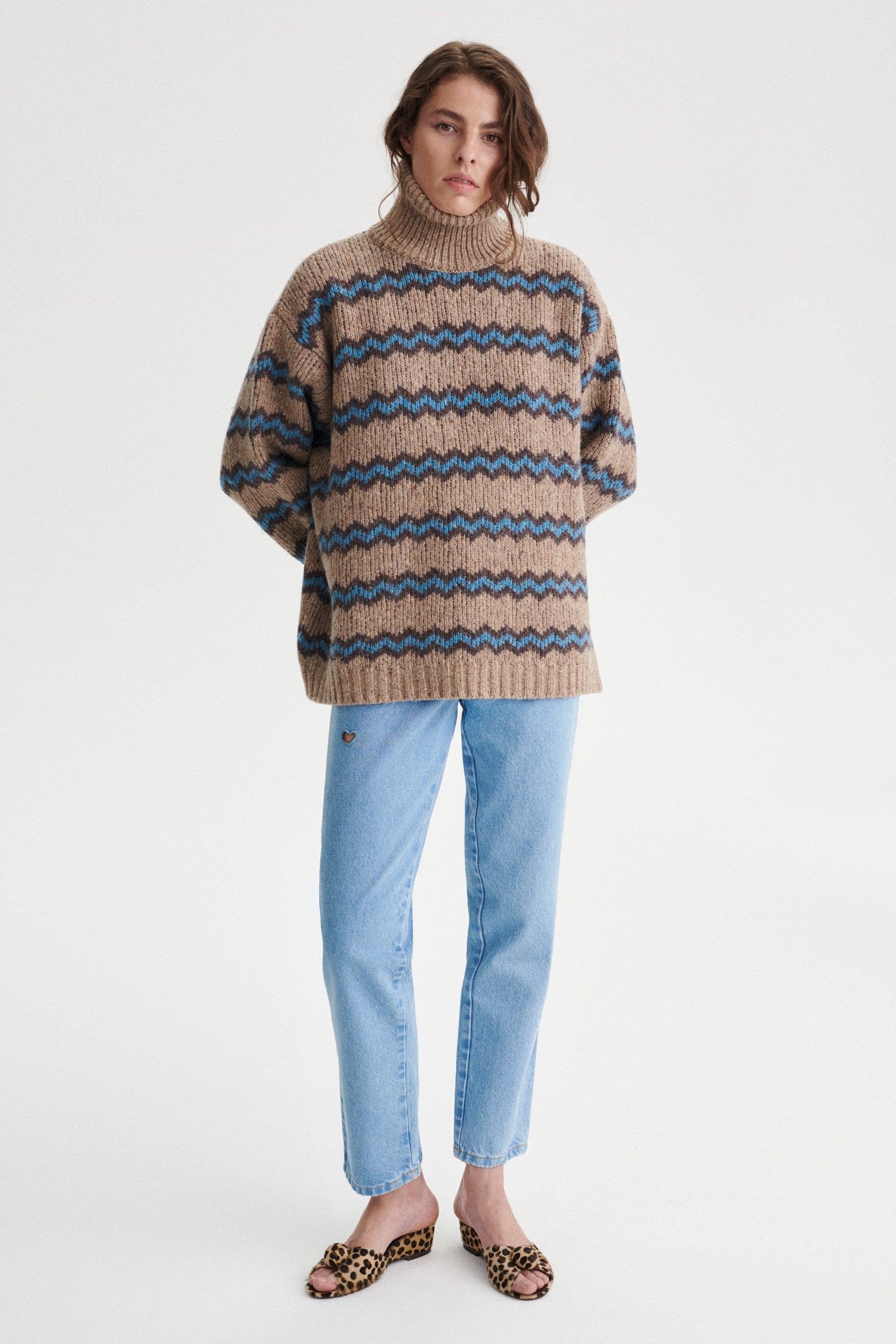 Casimir Oversized Wool Turtleneck Sweater