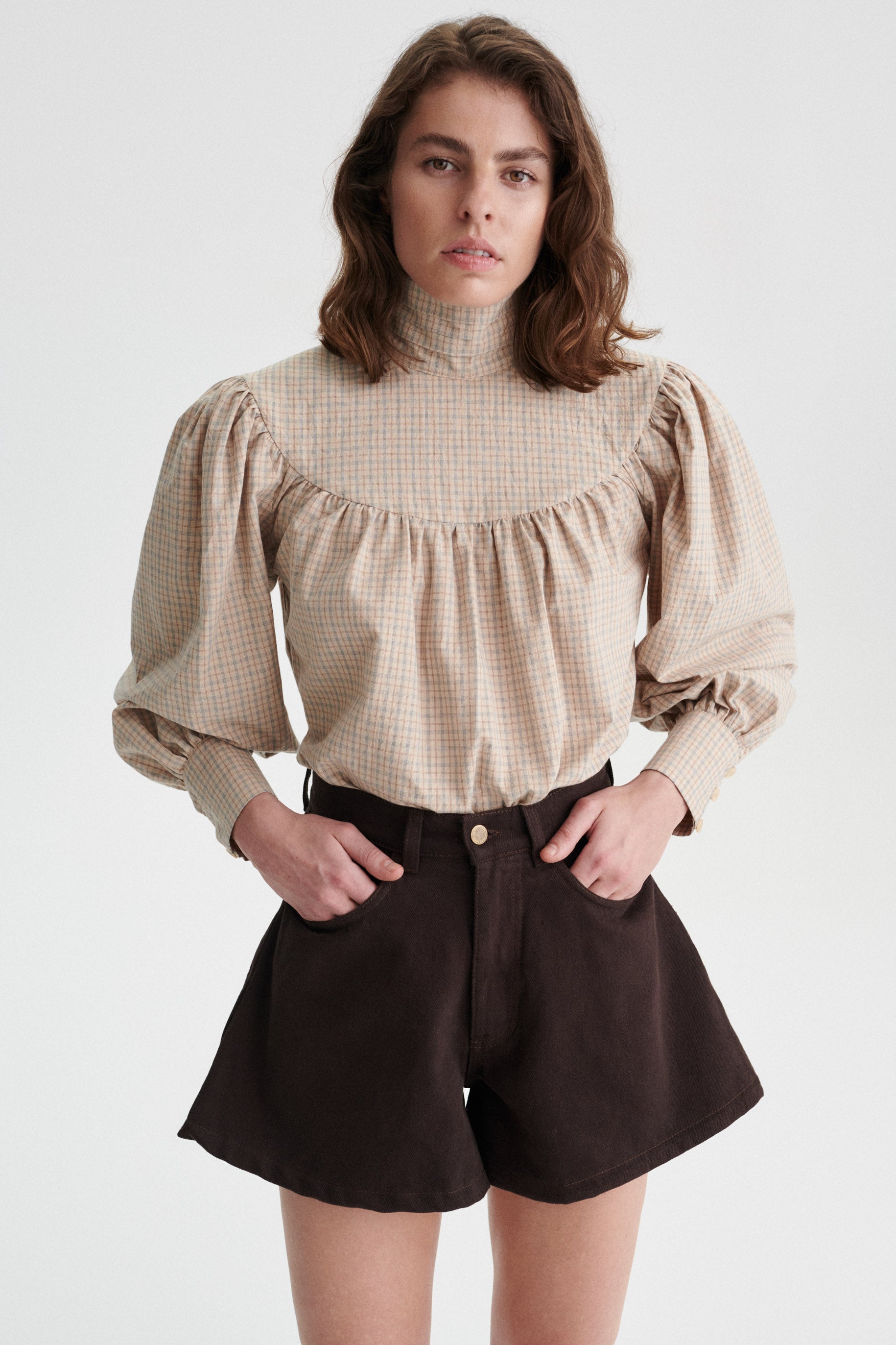 Jacob Denim Shorts - brown